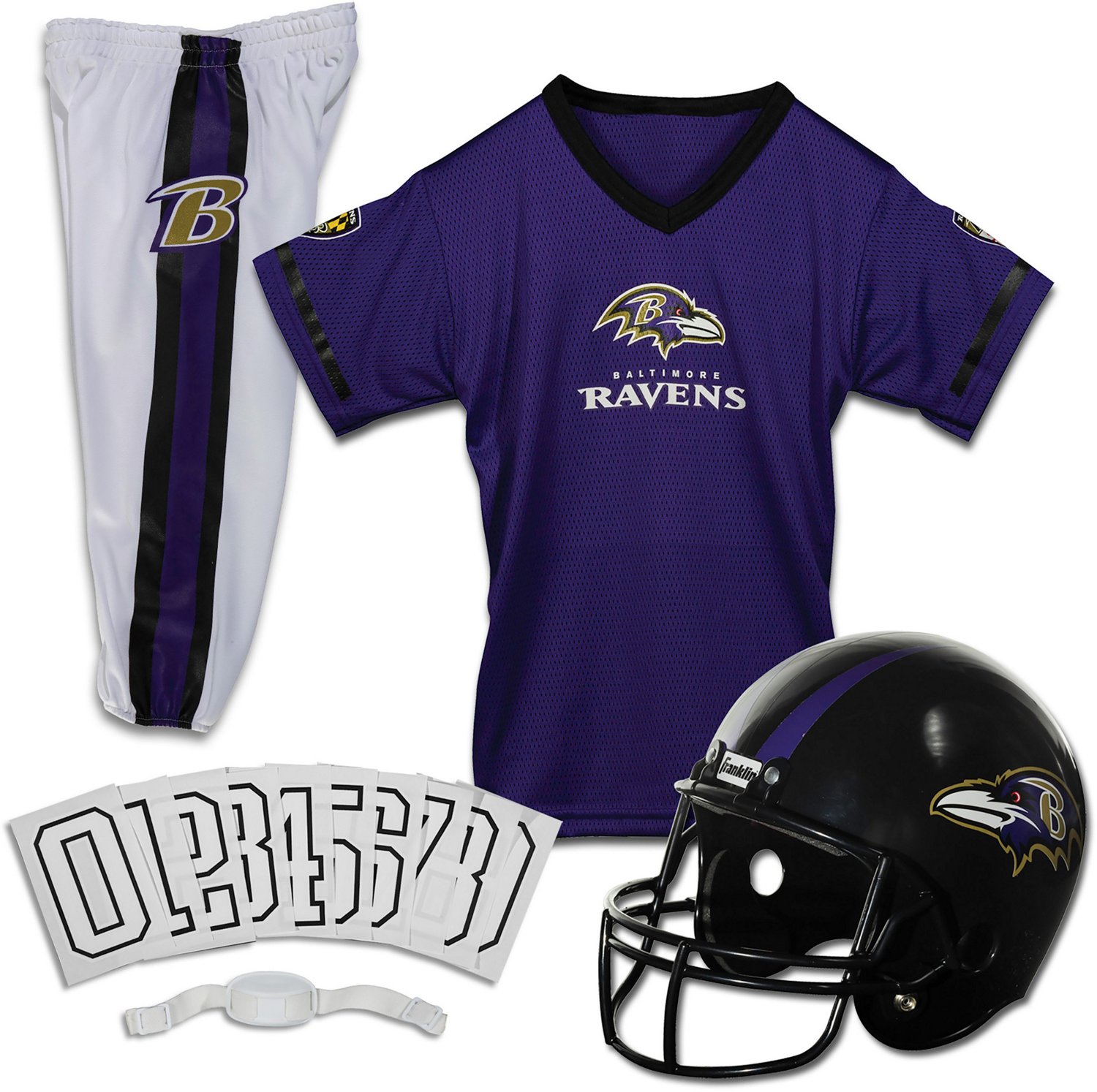 Franklin Youth Baltimore Ravens Deluxe Football Uniform Set