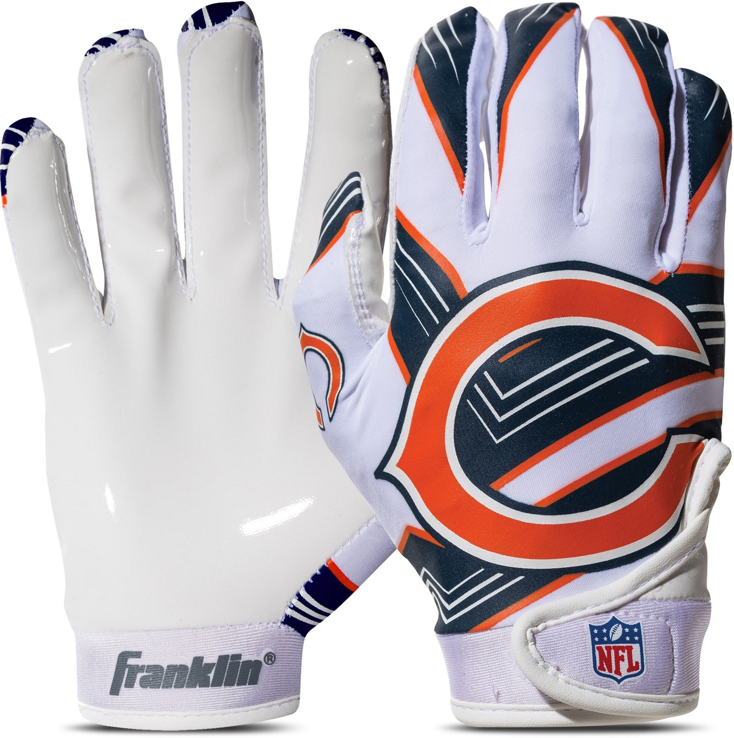 Franklin Chicago Bears Youth NFL Football Receiver Gloves