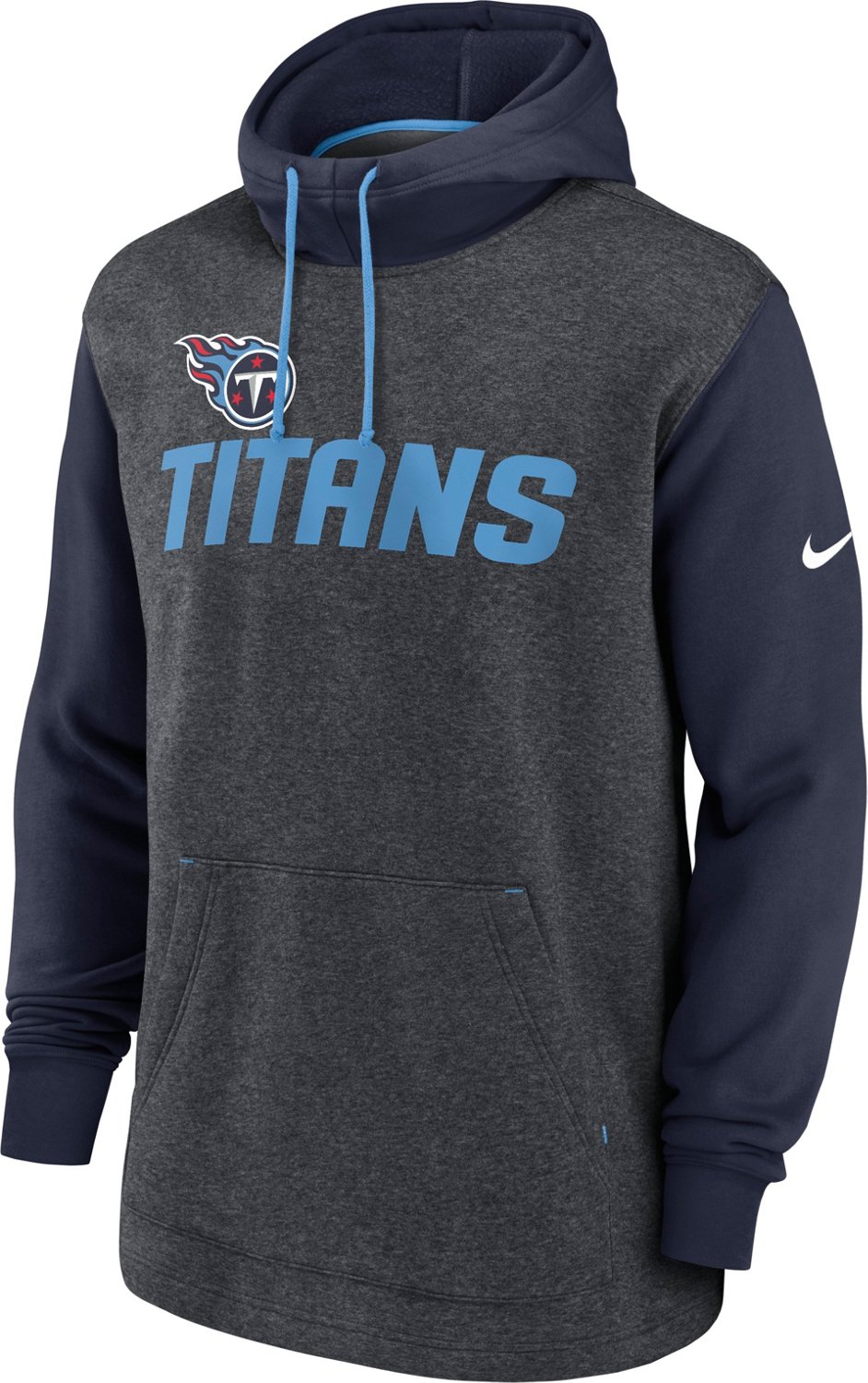 Nike Men's Tennessee Titans Team Name Legacy Pullover Hoodie