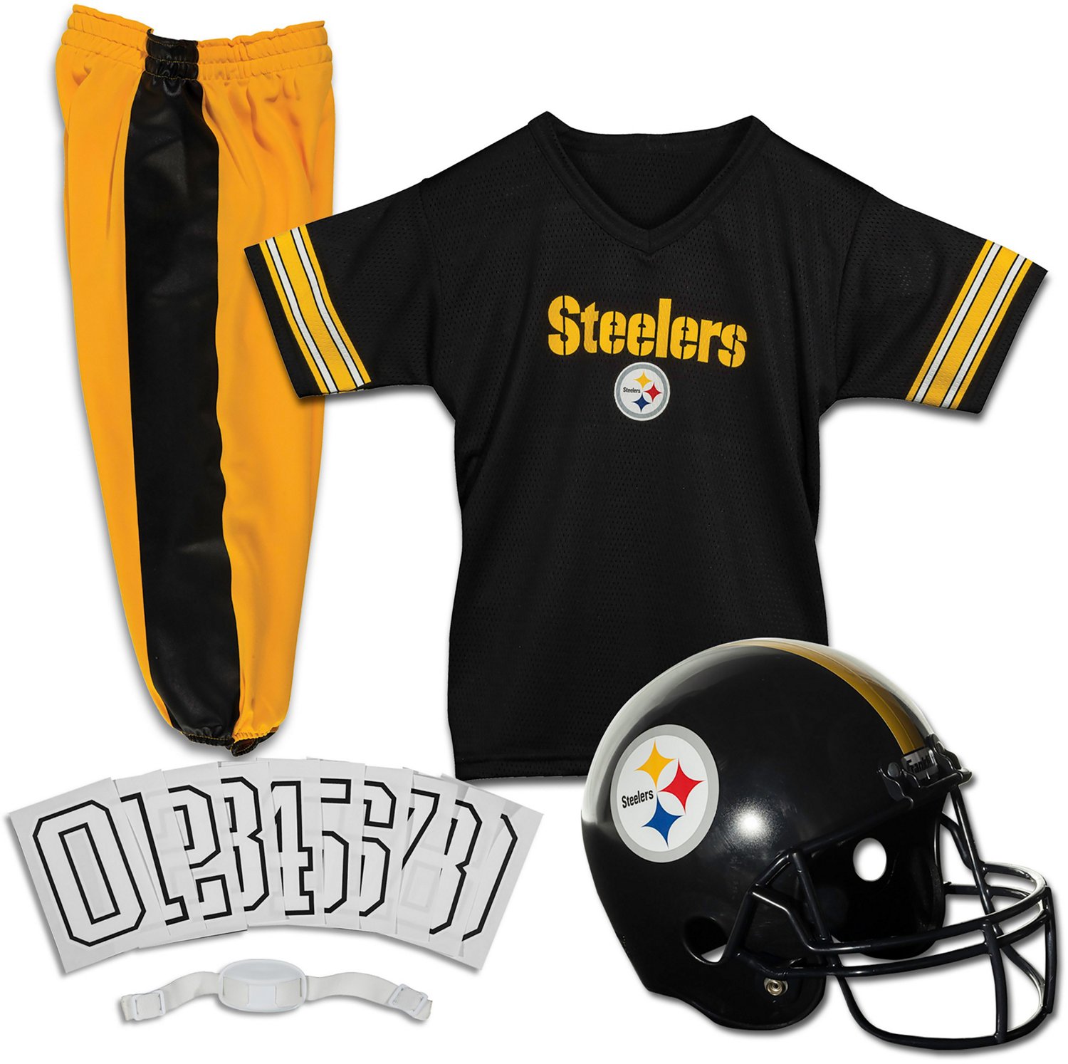 Franklin Youth Pittsburgh Steelers Deluxe Football Uniform Set