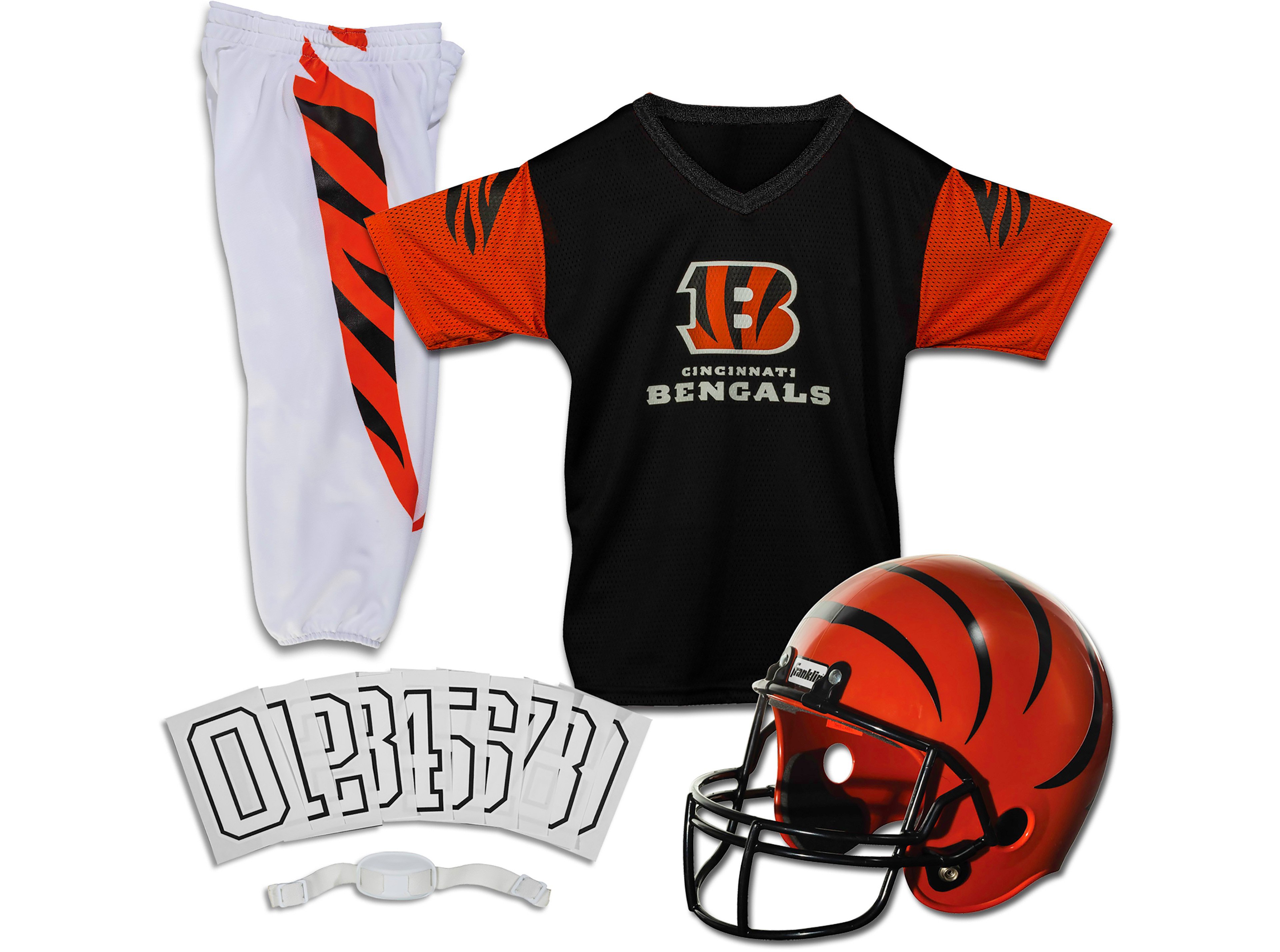 Franklin Youth Cincinnati Bengals Deluxe Football Uniform Set