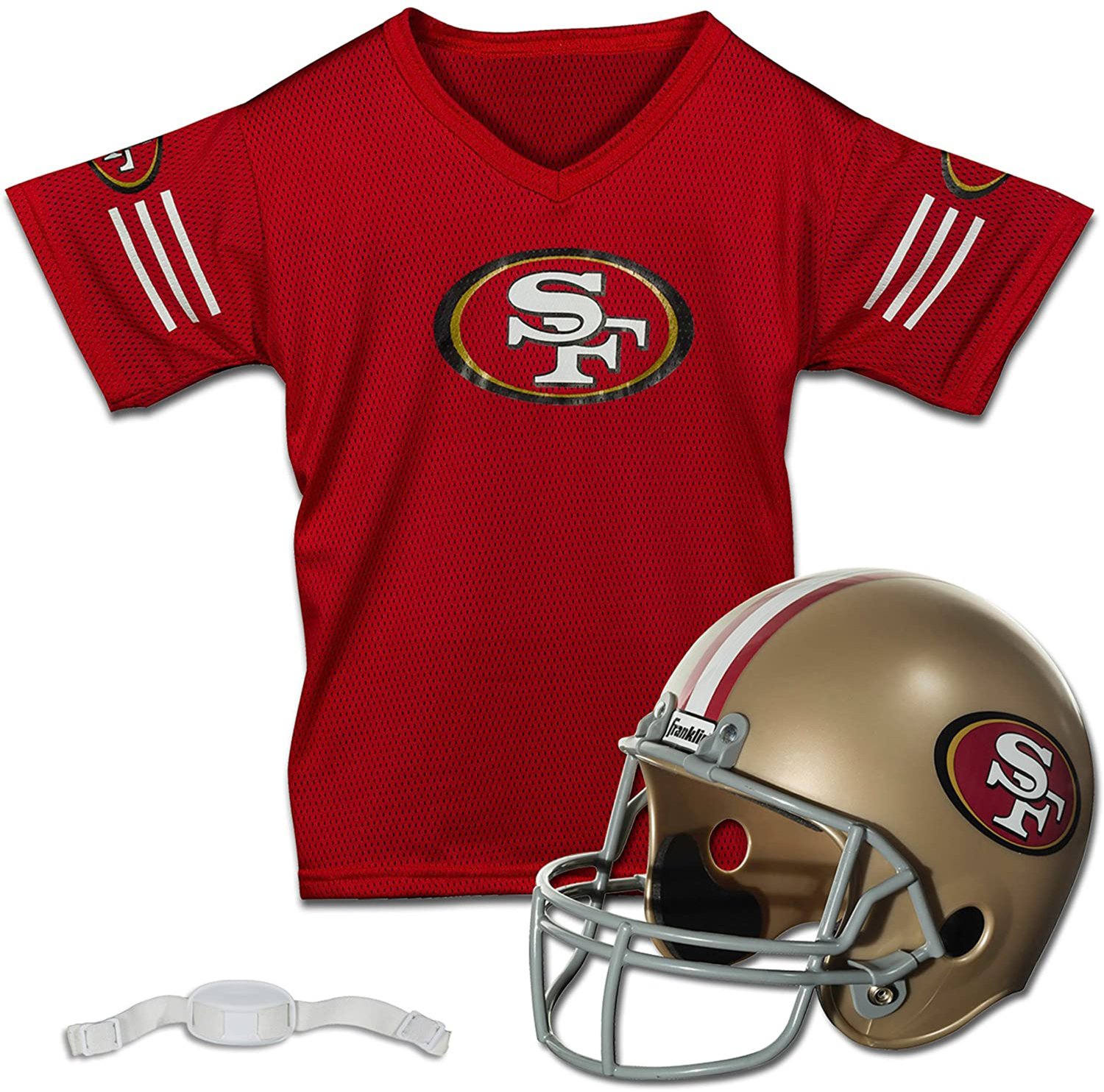 Franklin Youth San Francisco 49ers Helmet and Jersey Set