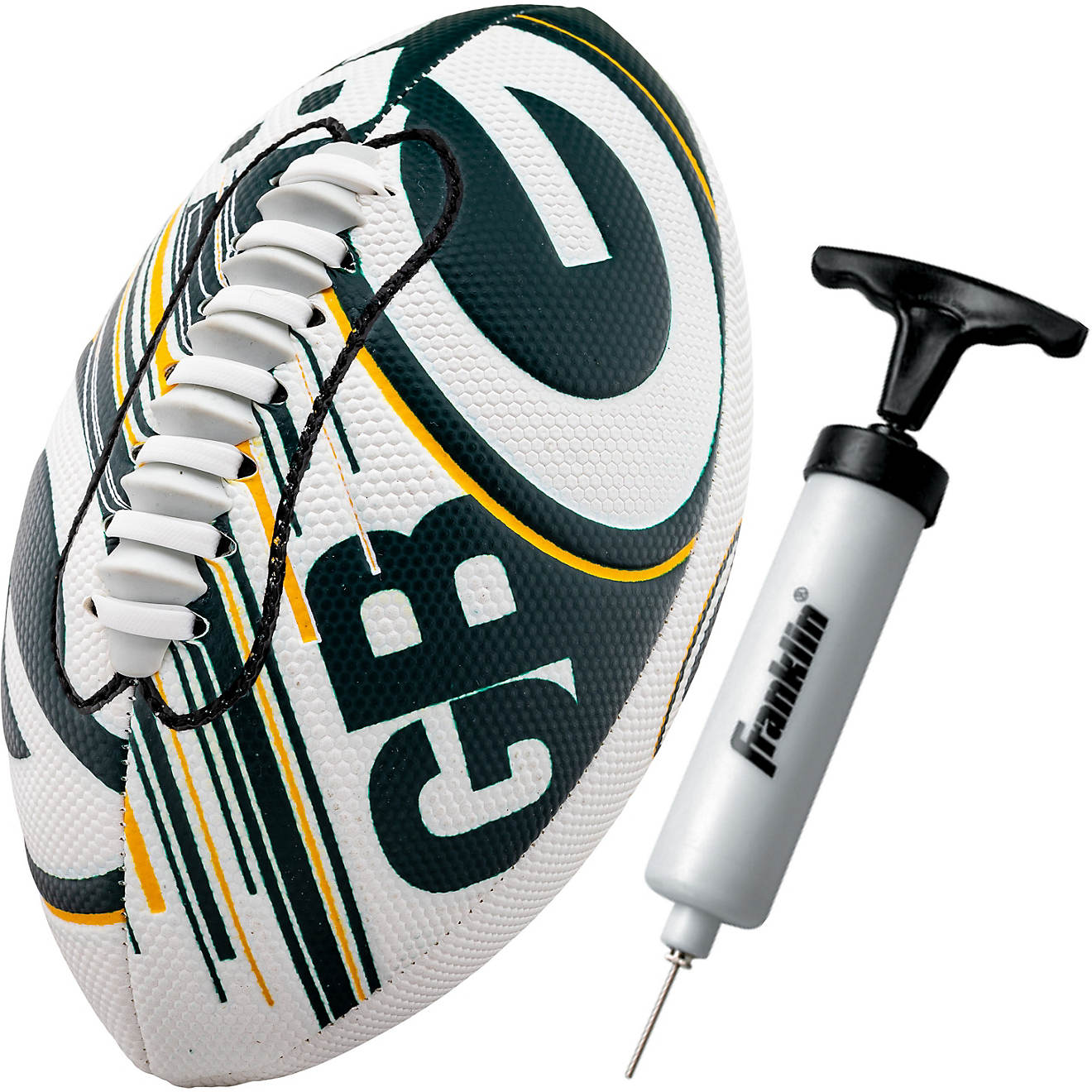 Franklin Green Bay Packers Air Tech Mini Football                                                                                - view number 1