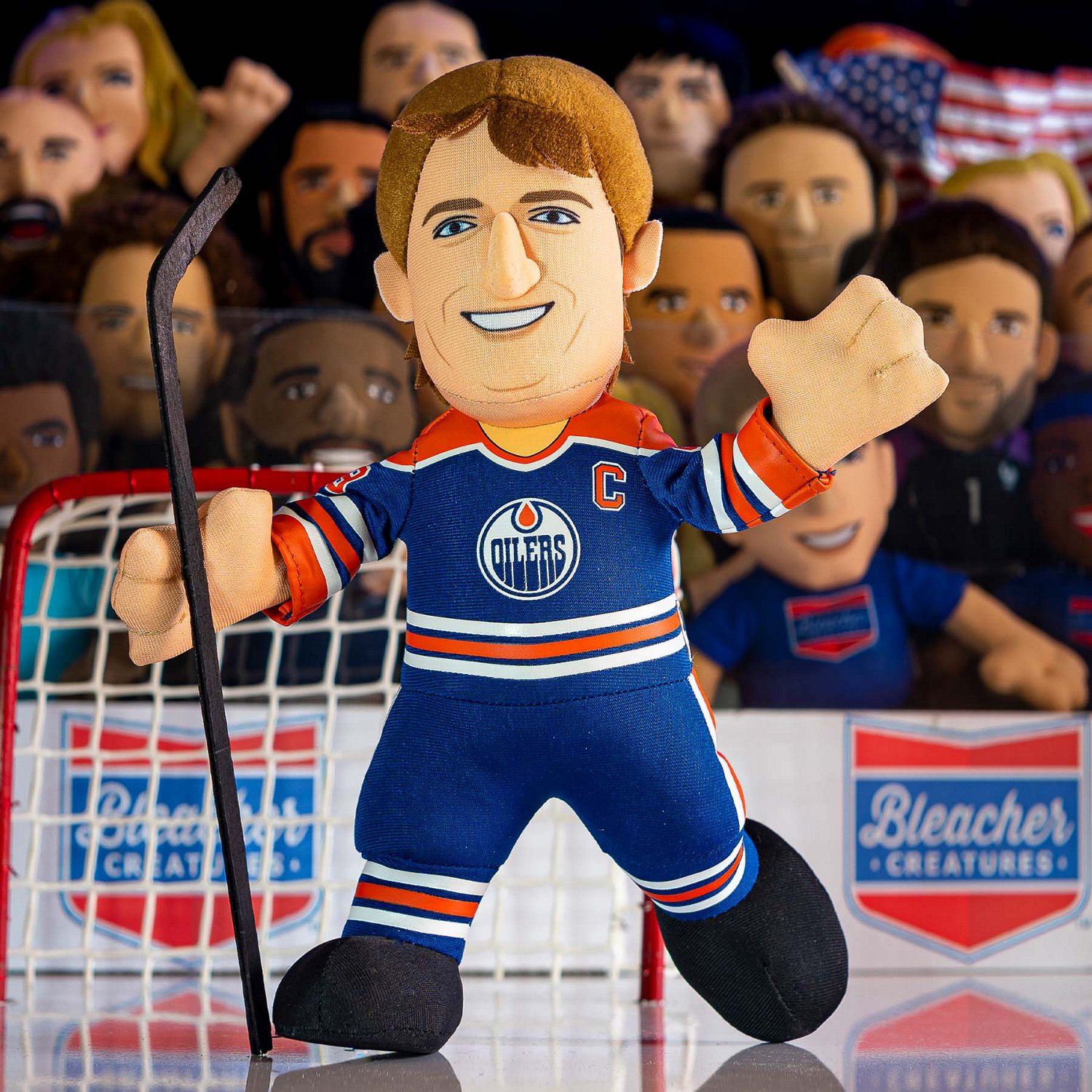 Bleacher Creatures Edmonton Oilers Wayne Gretsky 10 in Plush Figure