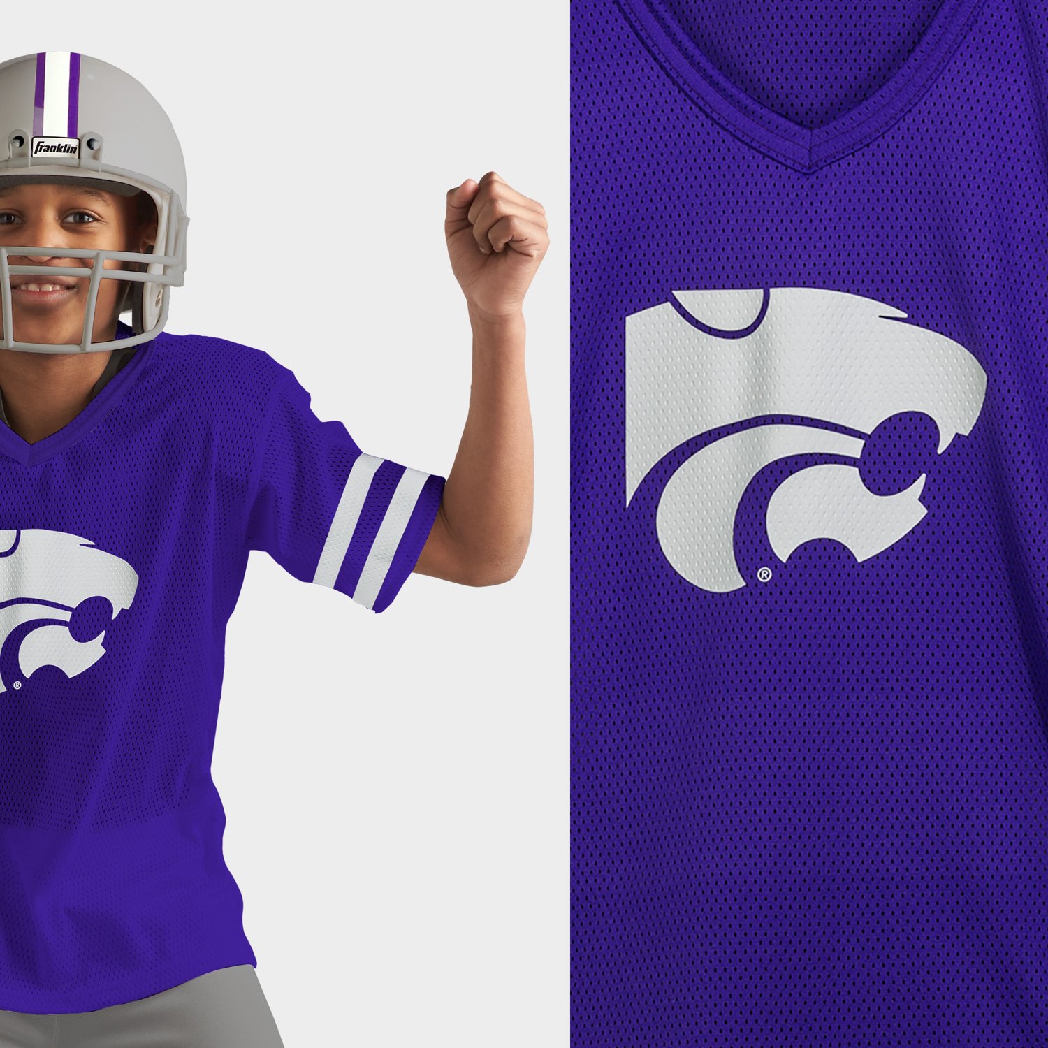 Franklin Youth Kansas State University Deluxe Football Uniform Set