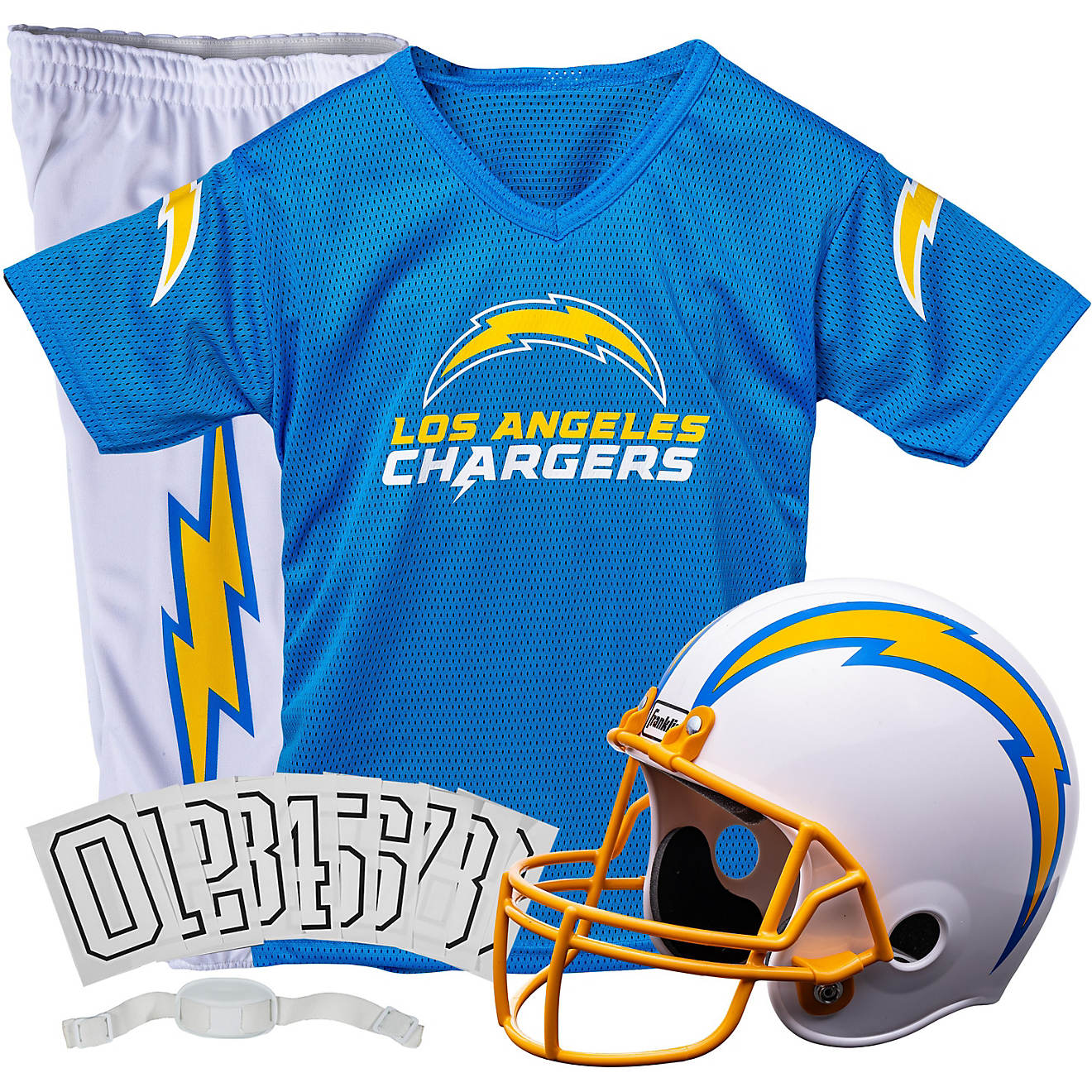 Franklin Youth San Diego Chargers Deluxe Football Uniform Set