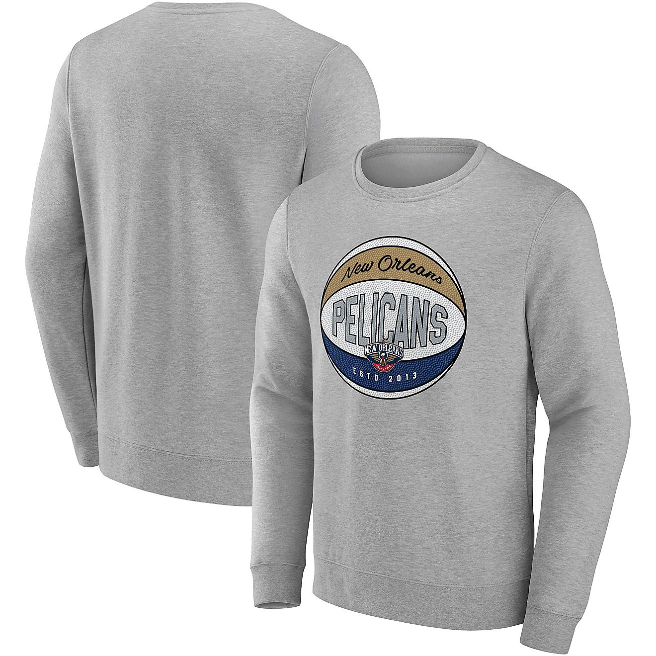 New Orleans Pelicans Men's Hard Color Long Sleeve Sweatshirt                                                                     - view number 3