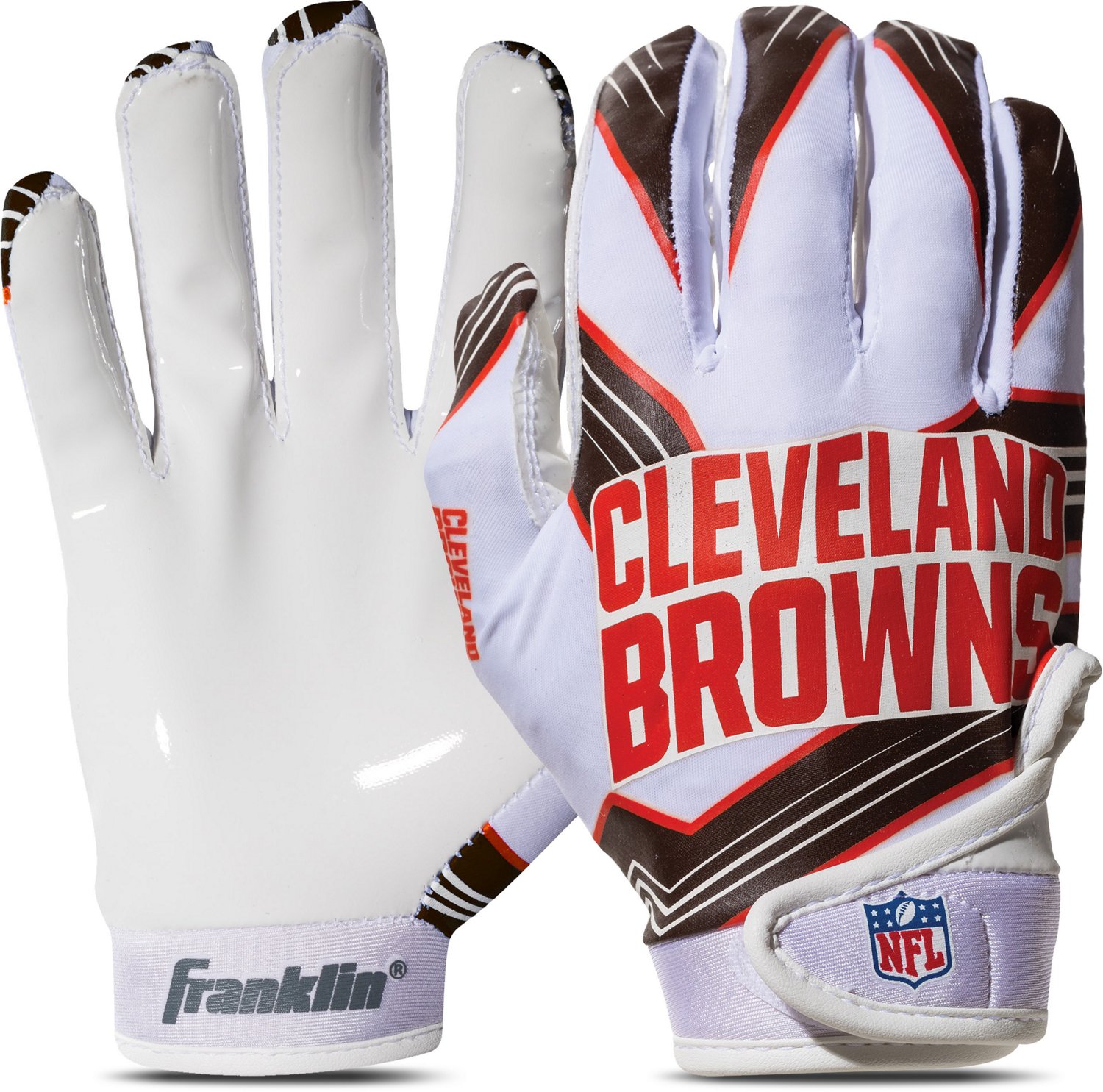 Franklin Cleveland Browns Youth NFL Football Receiver Gloves