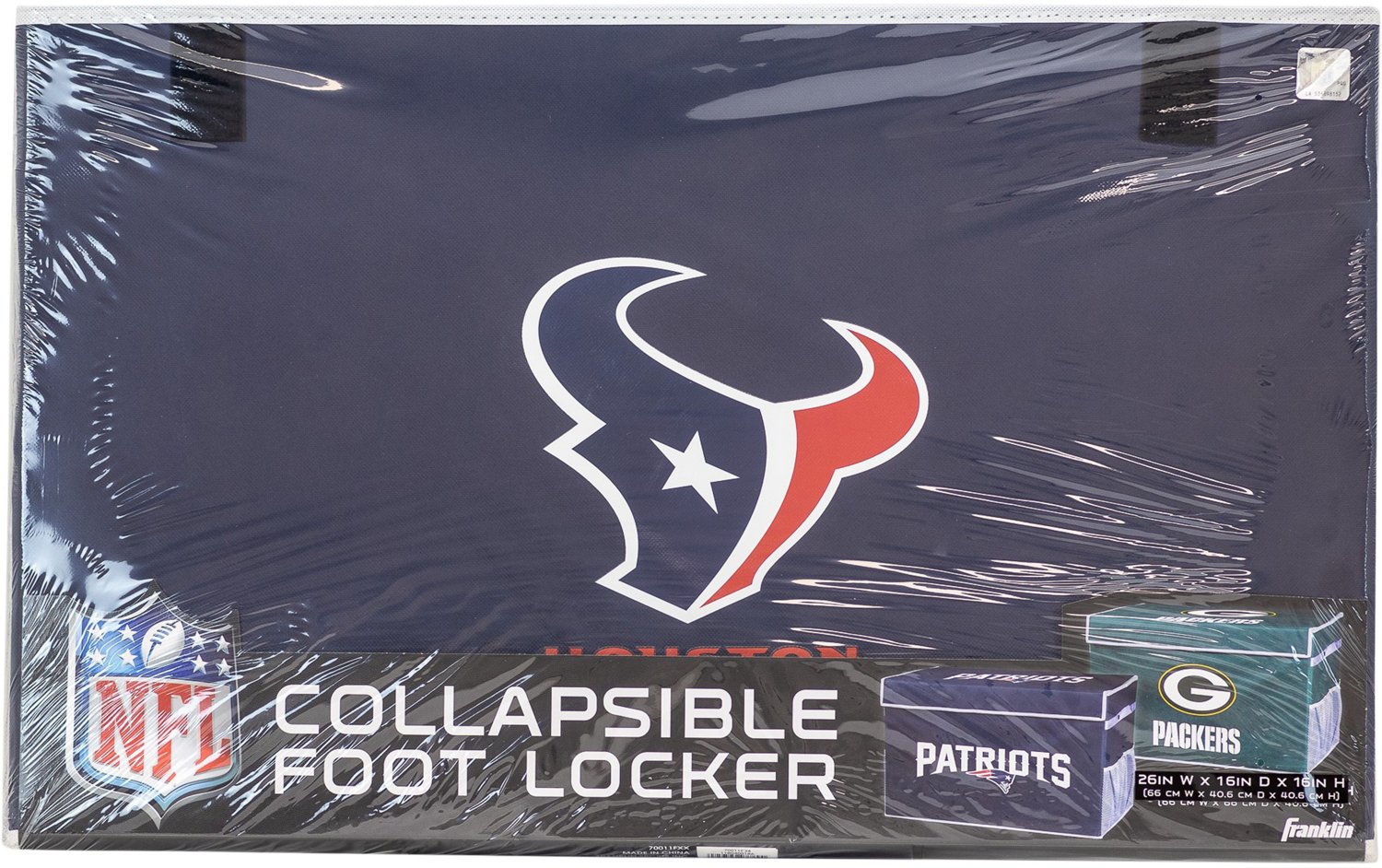 Franklin Houston Texans Collapsible Storage Footlocker Bin - view number 2