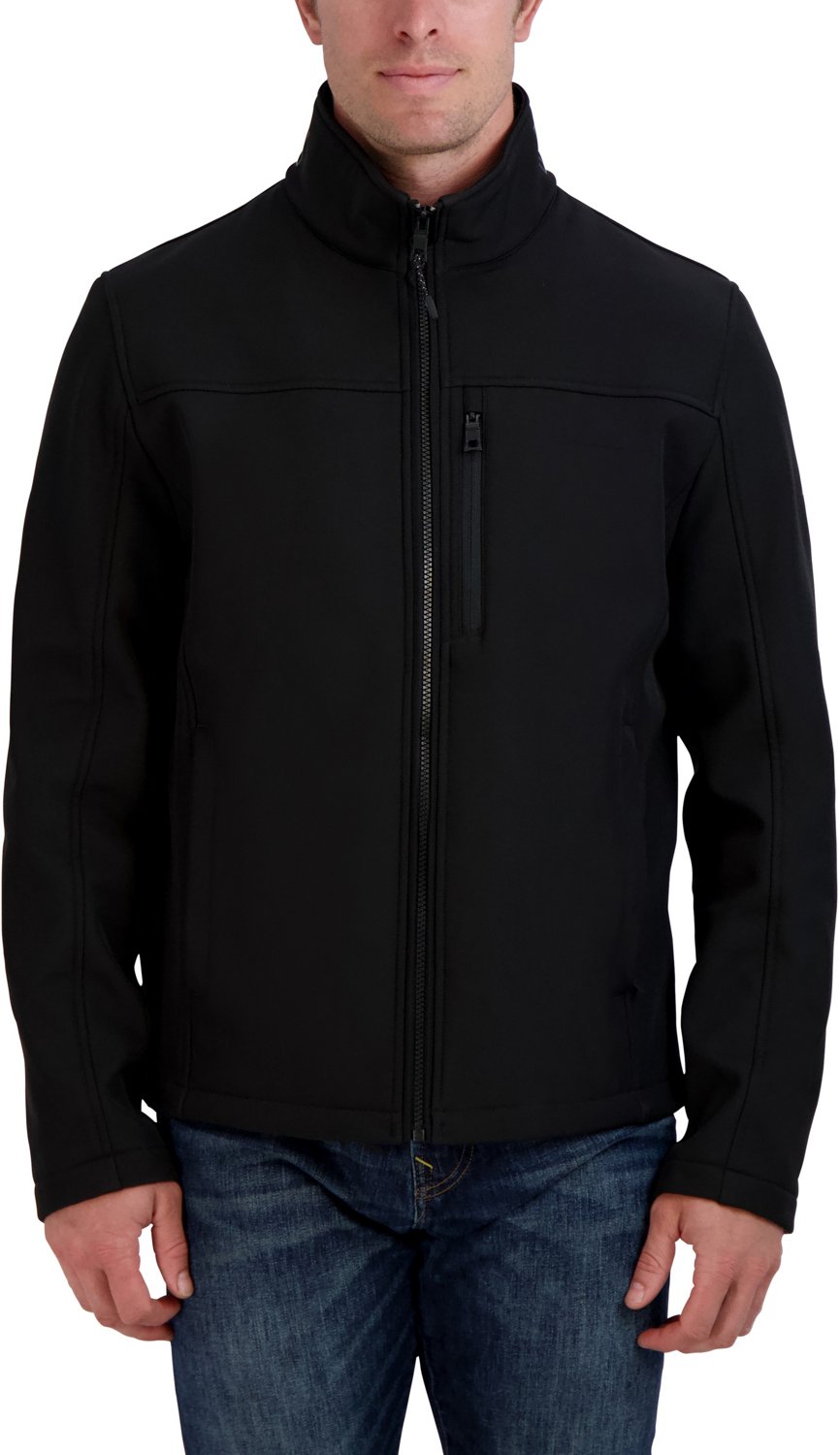 Nautica Men's Softshell Bonded to Fleece Jacket Academy