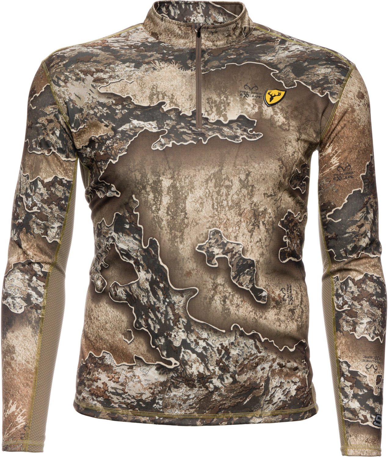 Blocker Outdoors Men's Angatec 1/4 Zip Performance T-shirt                                                                      