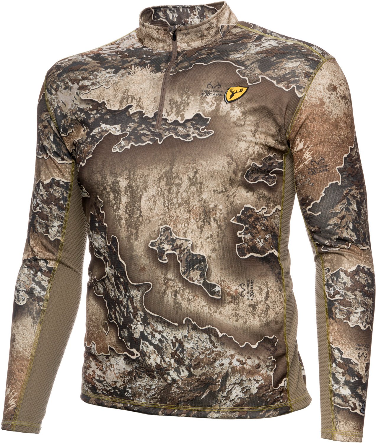 Blocker Outdoors Men's Angatec 1/4 Zip Performance T-shirt                                                                       - view number 3