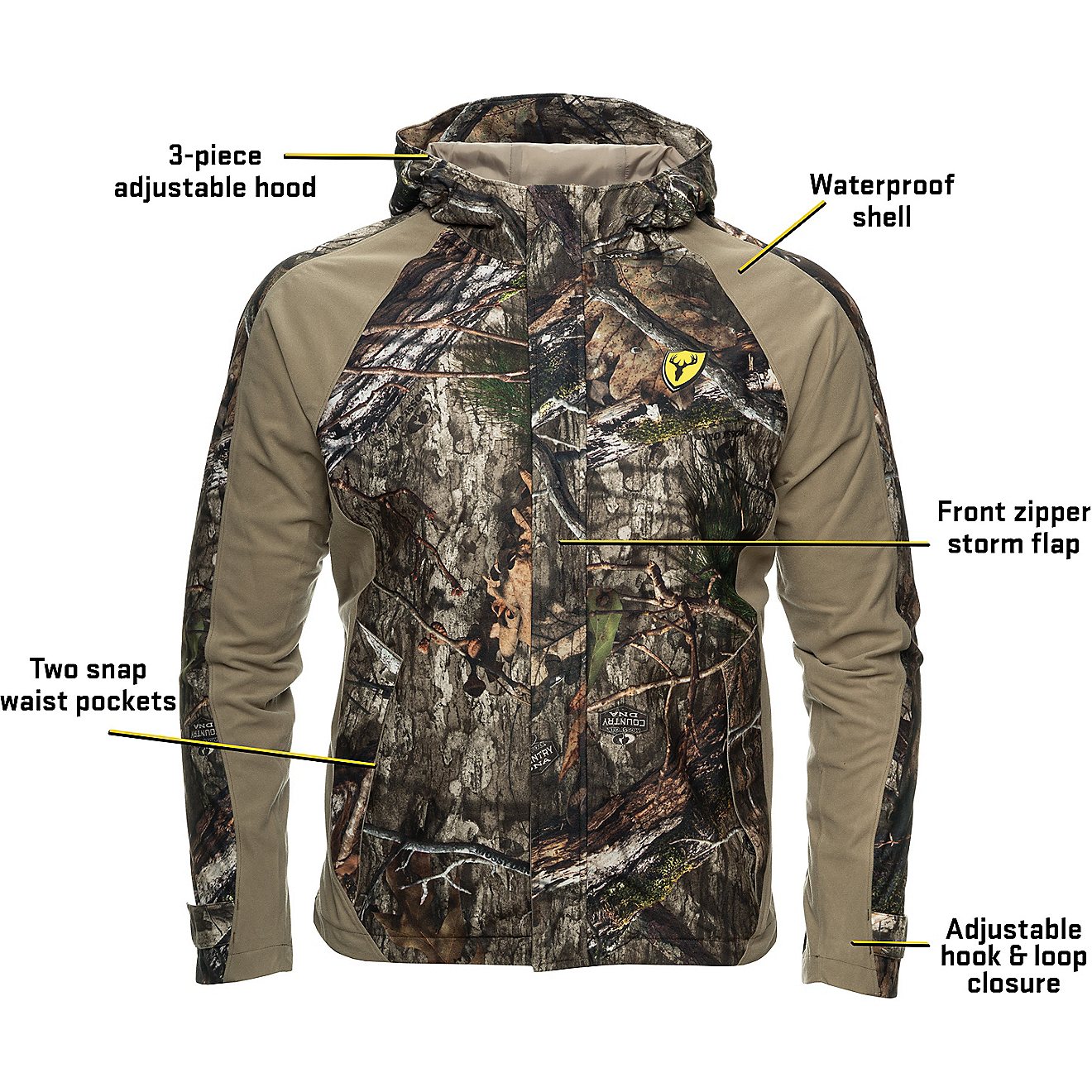 Blocker Outdoors Men's Drencher Insulated 3-in-1 Jacket                                                                          - view number 8