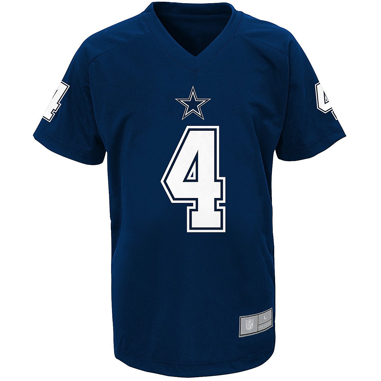 Outerstuff Toddlers' Dallas Cowboys DP4 Name and Number Graphic Short Sleeve T-shirt                                             - view number 2
