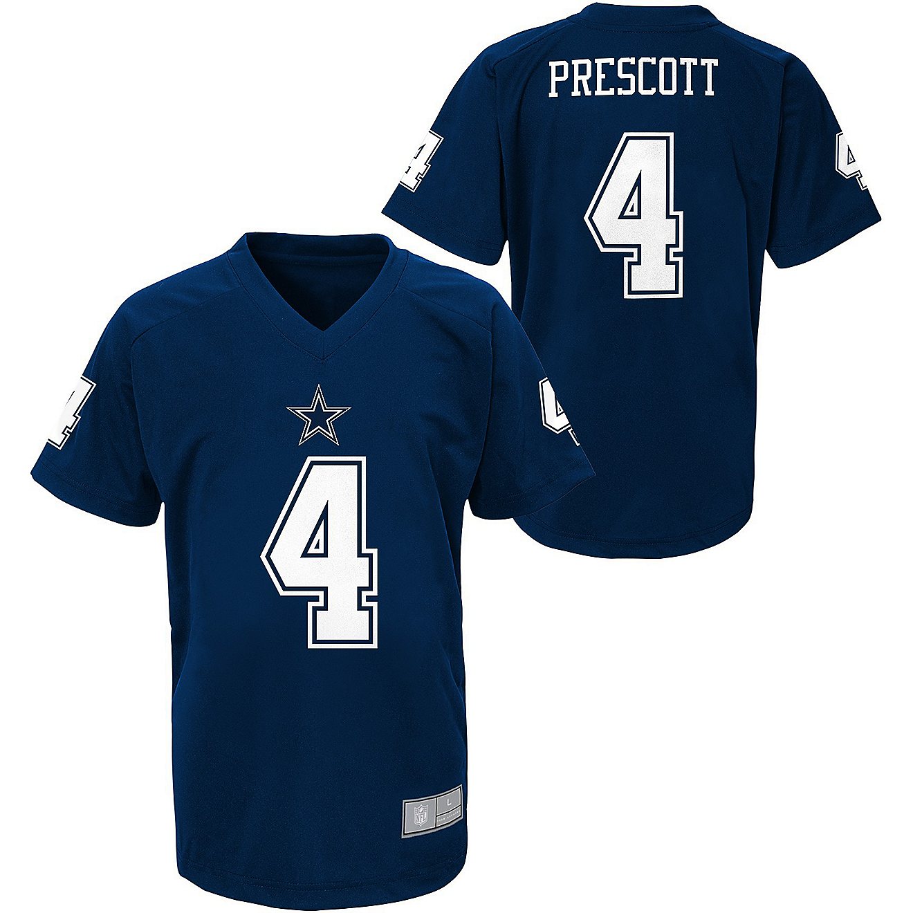 Outerstuff Toddlers' Dallas Cowboys DP4 Name and Number Graphic Short Sleeve T-shirt                                             - view number 3