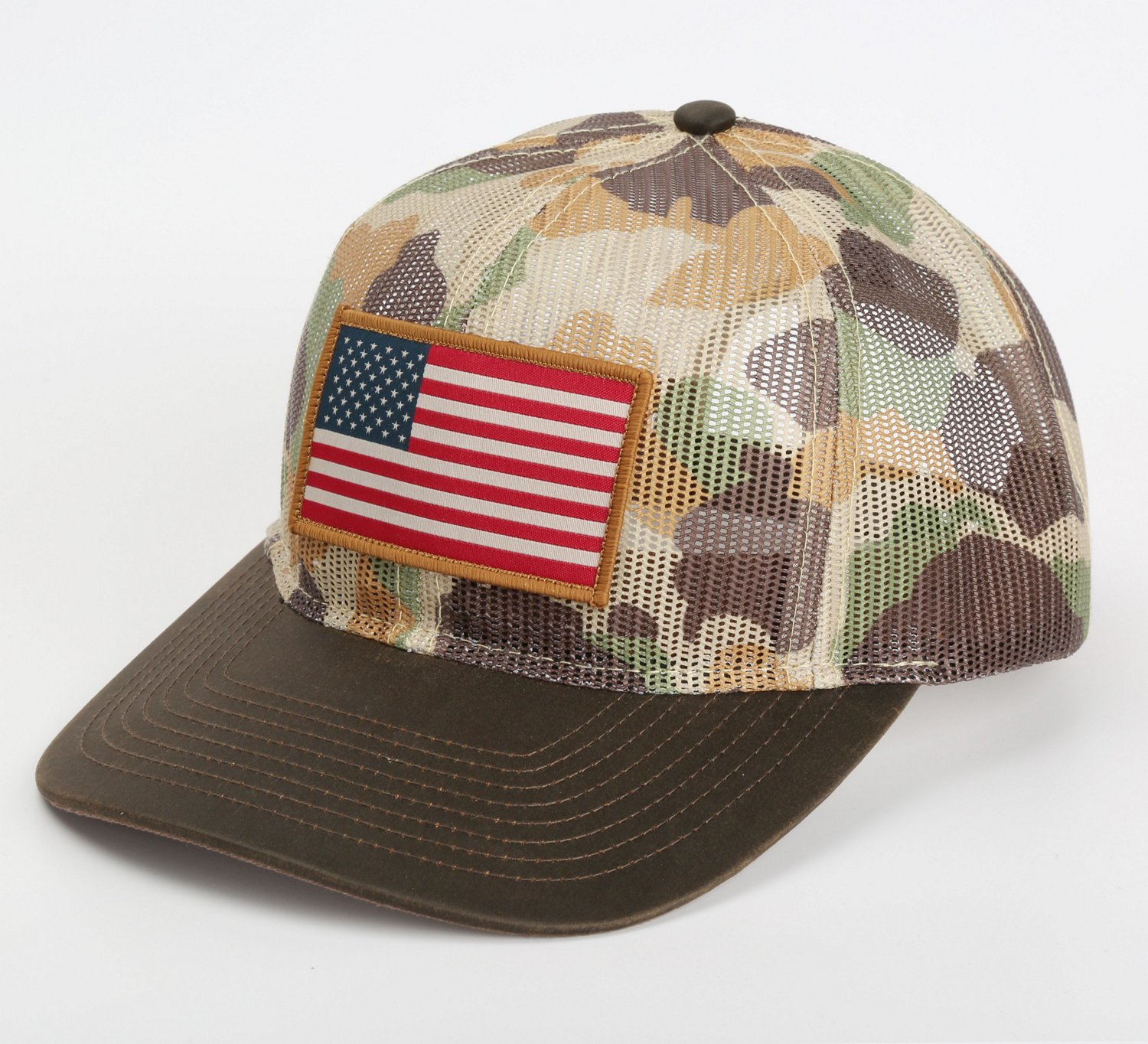 Paramount Apparel All Over Camouflage Mesh Flag Cap | Academy