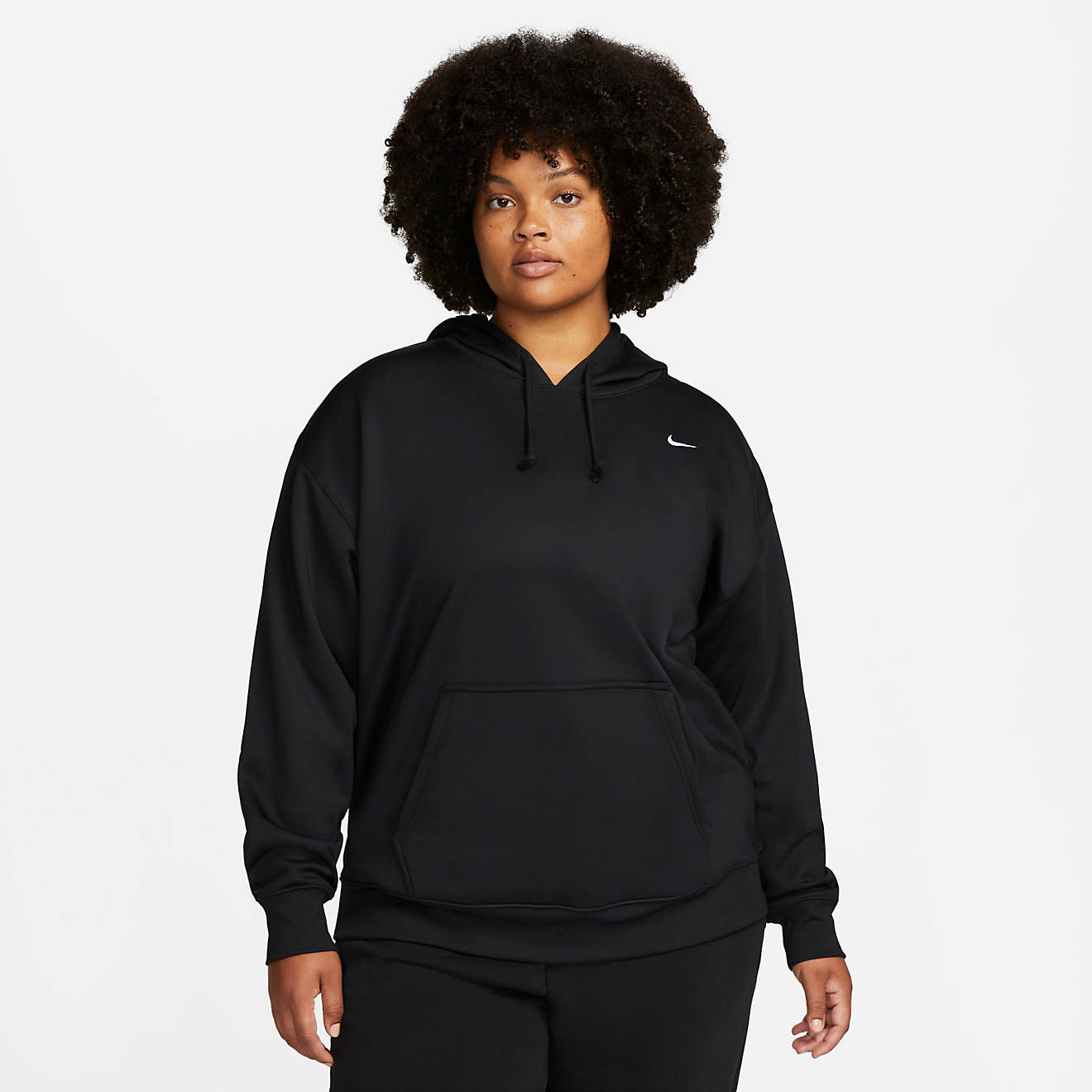Nike Women's Plus Size TF All Time Essentials Pullover Long Sleeve Top ...
