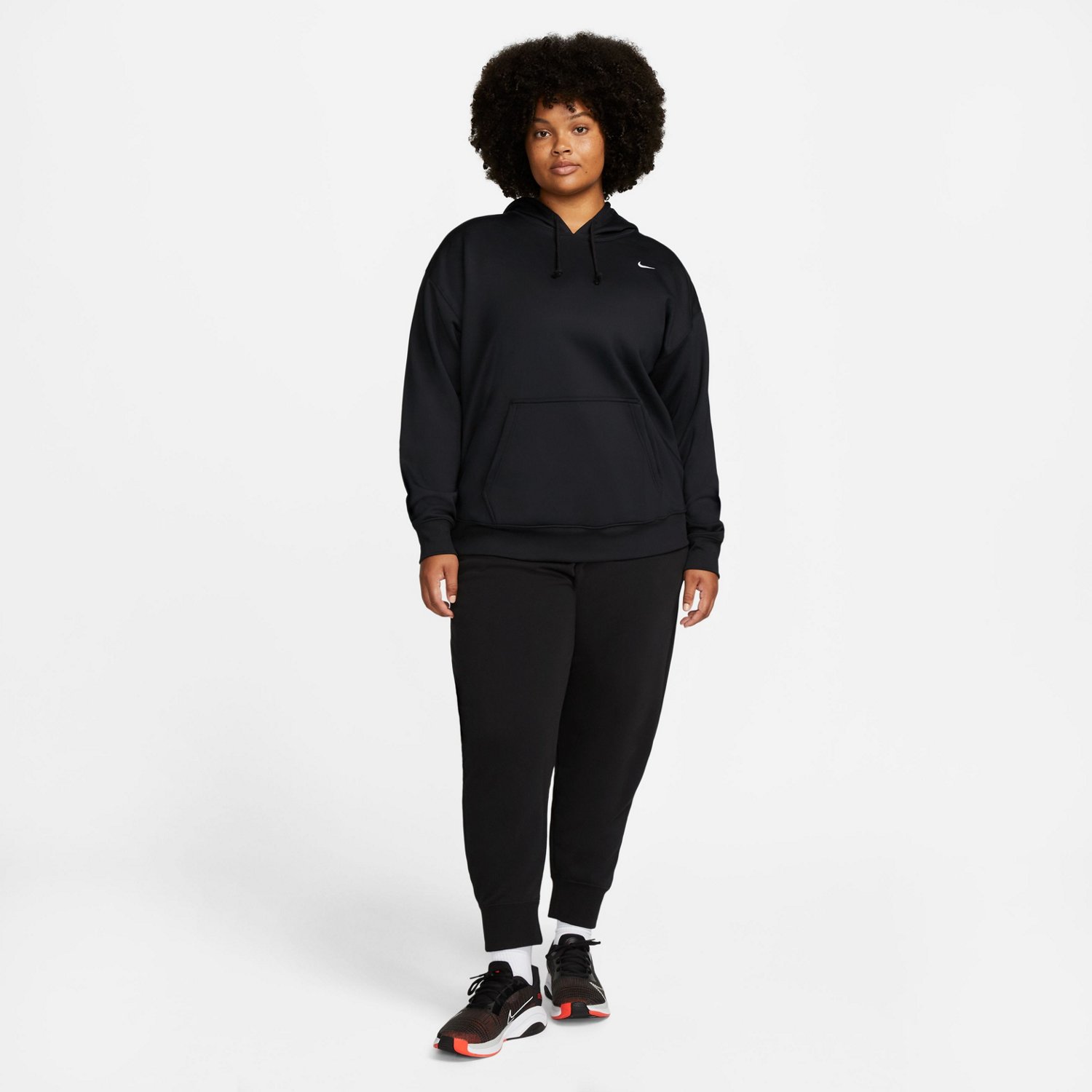 Nike Women's Plus Size TF All Time Essentials Pullover Long Sleeve Top - view number 5