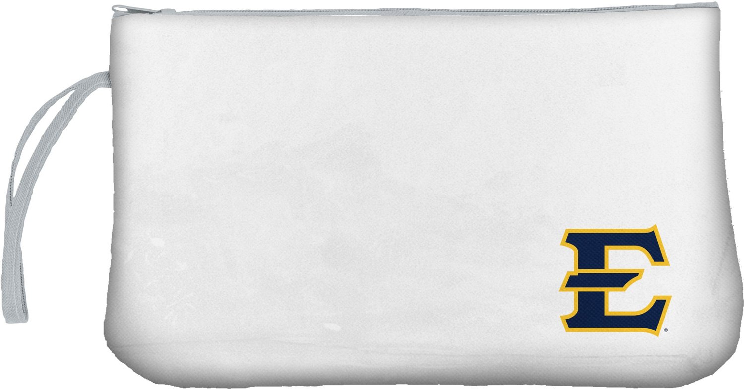 Logo Brands East Tennessee State University Clear Wristlet