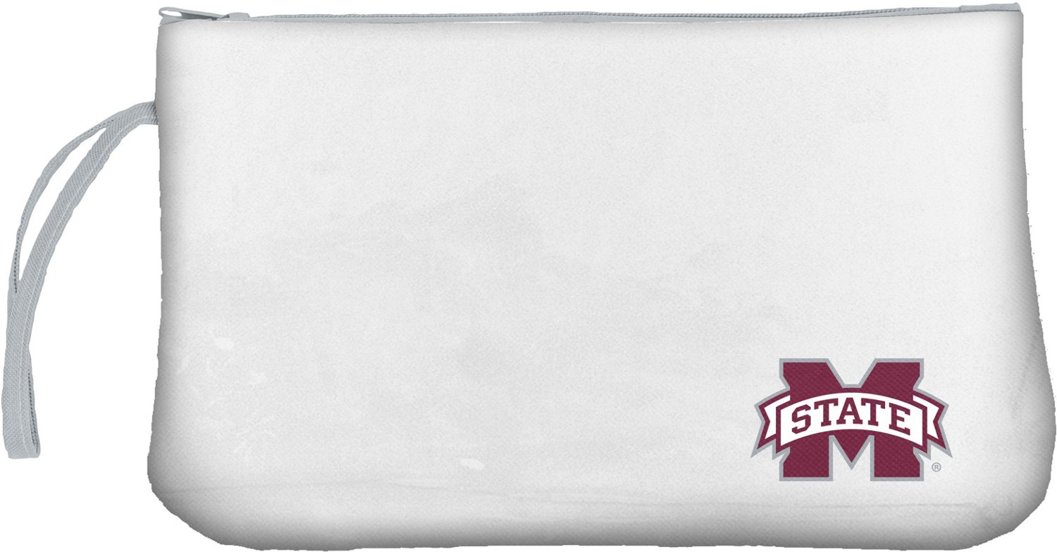 Logo Brands Mississippi State University Clear Wristlet
