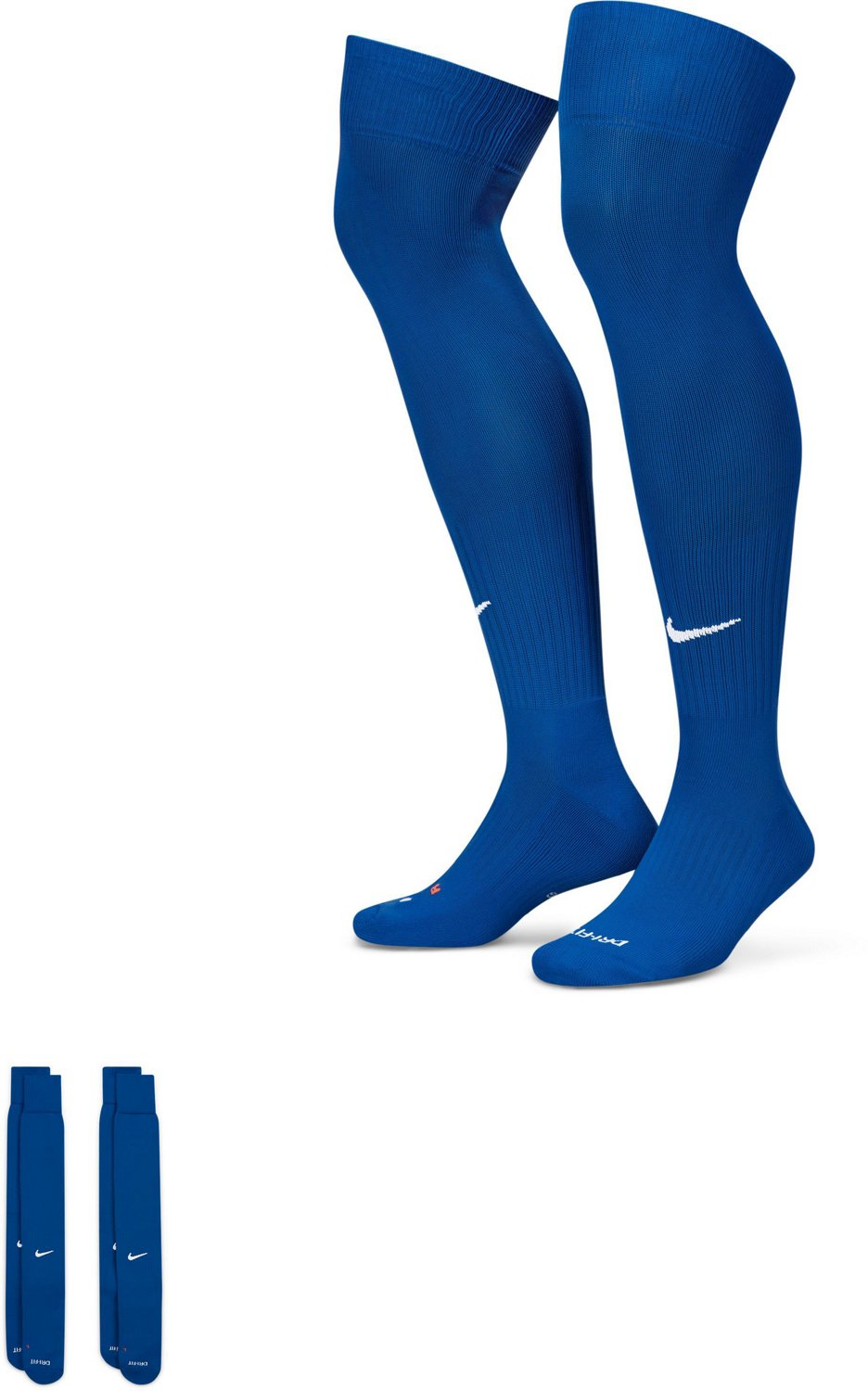 Nike Adults Team Over The Calf Socks 2 Pack Academy