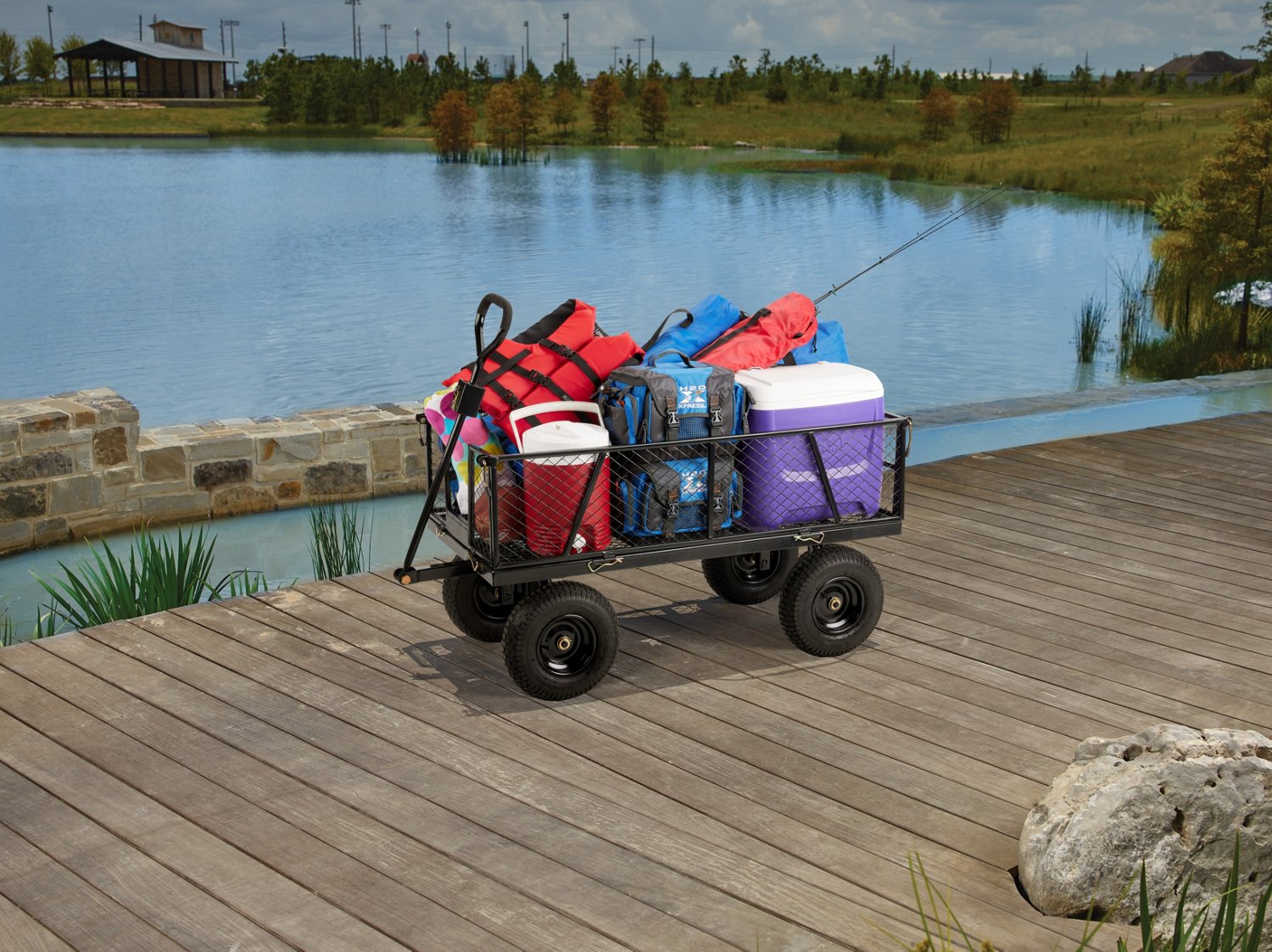 Magellan Outdoors 1000 lb Utility Wagon - view number 6