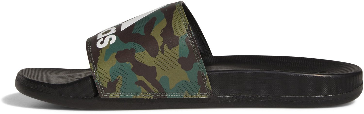 adidas Men's Adilette Comfort Print Slides | Academy