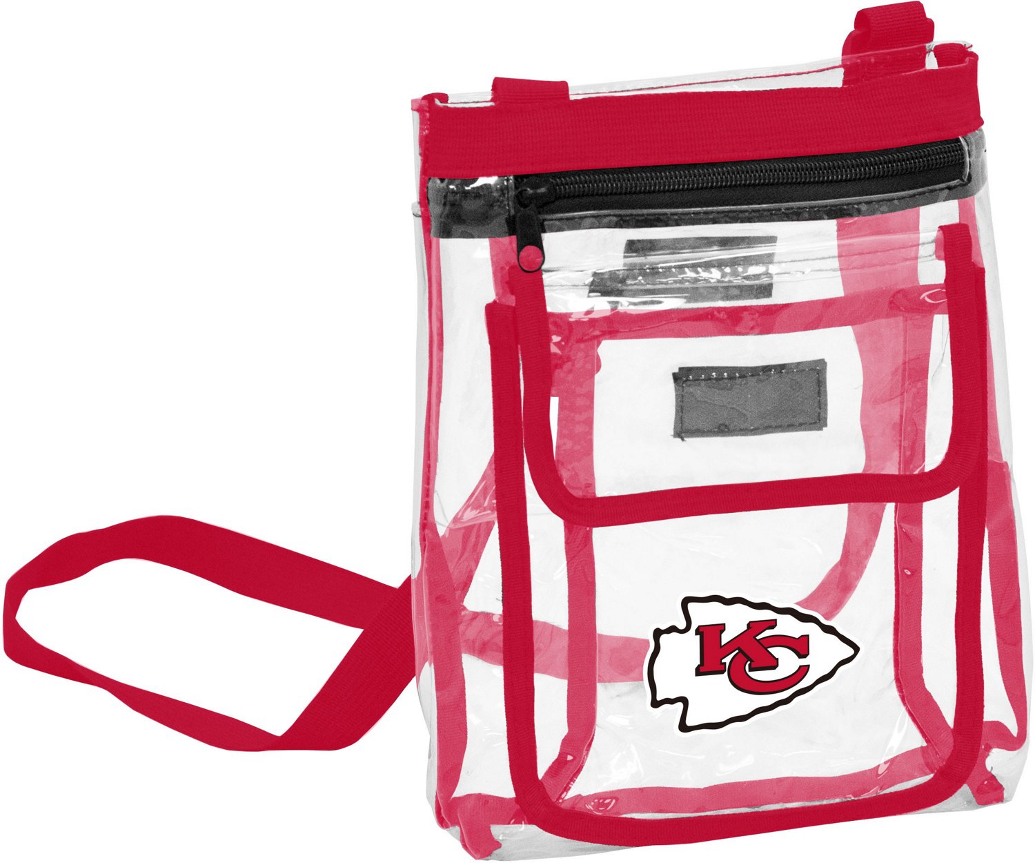 Logo Brands Kansas City Chiefs Gameday Clear Crossbody Bag Academy