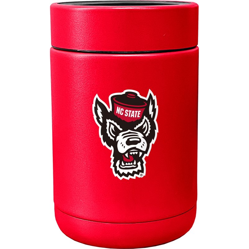 Logo Brands North Carolina State University 12 oz Flipside Powder Coat Coolie Red - NCAA Novelty at Academy Sports