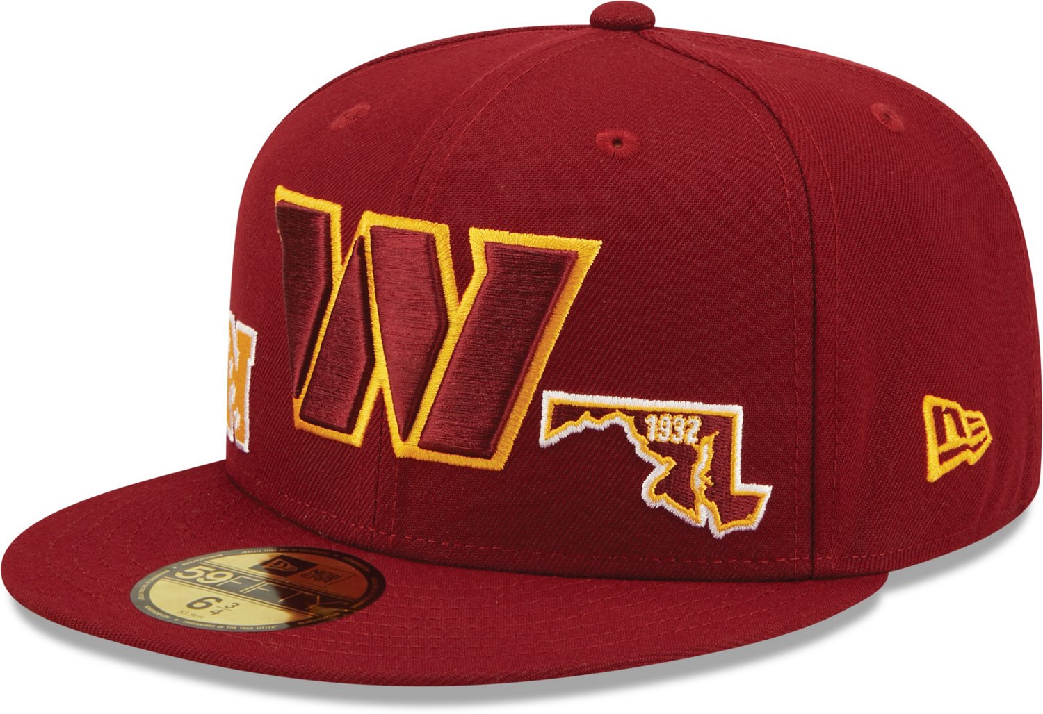 New Era Men's Washington Commanders Identity 59FIFTY Cap Academy