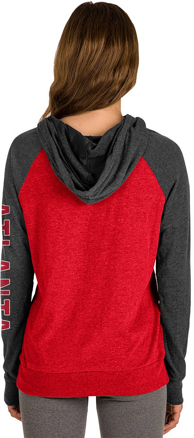 New Era Women's Atlanta Hawks Brushed Pullover Hoodie - view number 2