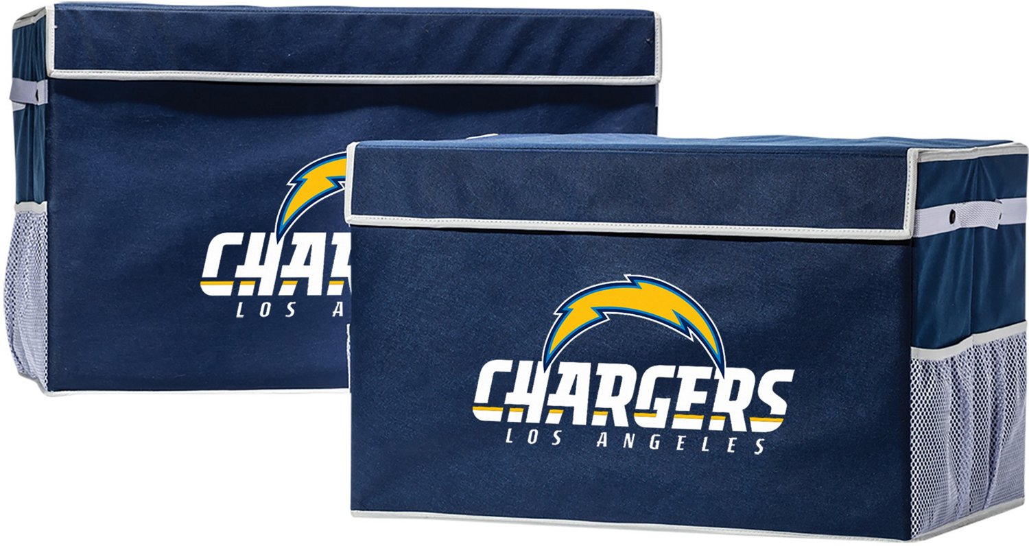 Franklin Los Angeles Chargers Collapsible Storage Footlocker Bin - view number 1