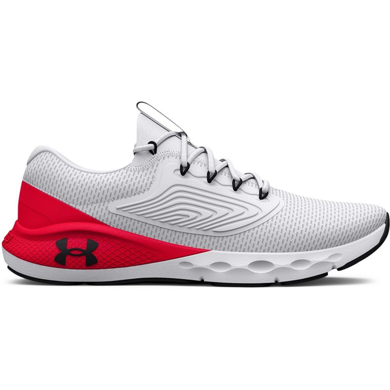 Under Armour Men’s Charged Vantage 2 Running Shoes White/Red, 14 - Men's Running at Academy Sports product image