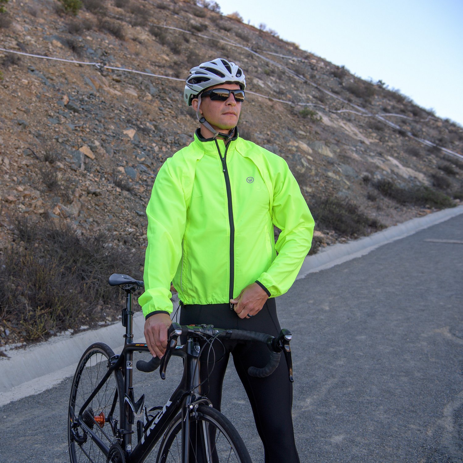 Canari Men s Optimo Convertible Cycling Jacket Academy