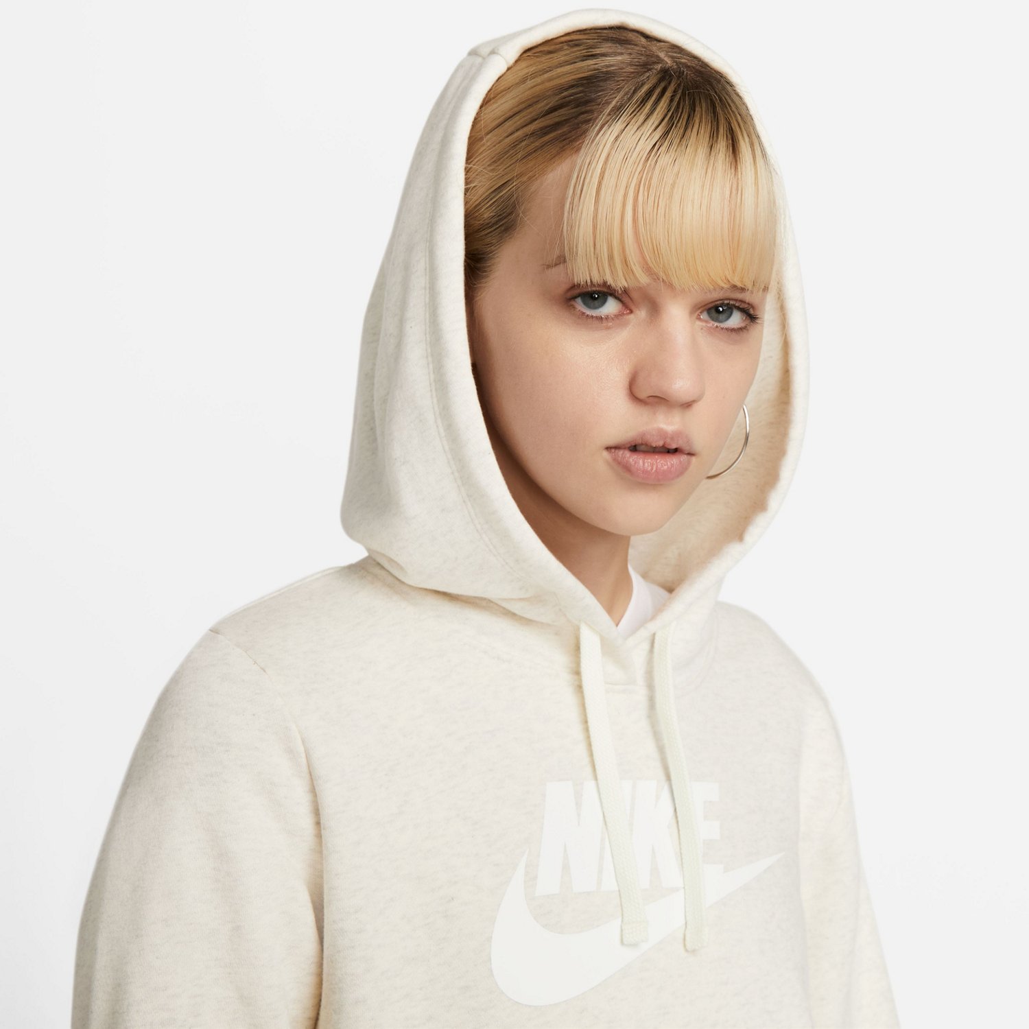 Nike Women's Club Fleece Graphic Pullover Hoodie - view number 4