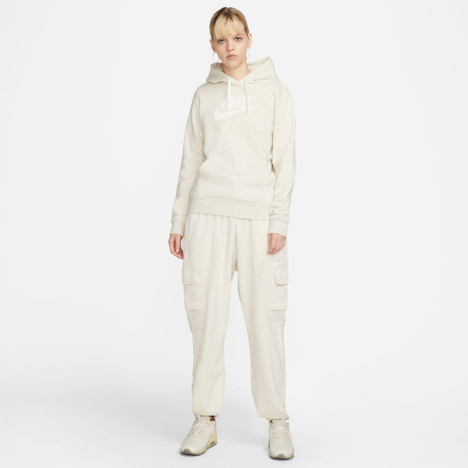 Nike Women's Club Fleece Graphic Pullover Hoodie - view number 5