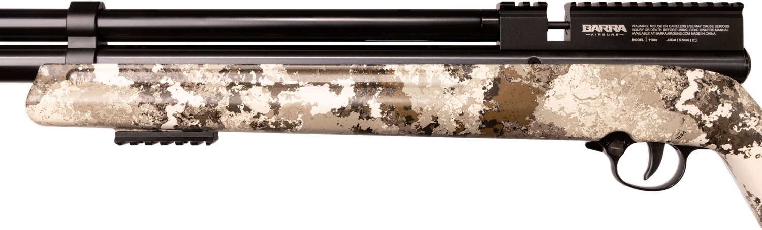 Barra Airguns 1100z Veil Camo .177 PCP Repeating Pellet Rifle - view number 5