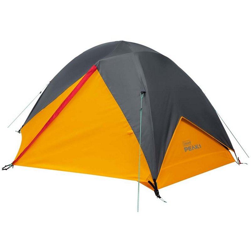 Photos - Tent Coleman Peak1 2 Person Backpacking  Yellow/Gray - Family/Large s at Academy Sports 2155773 