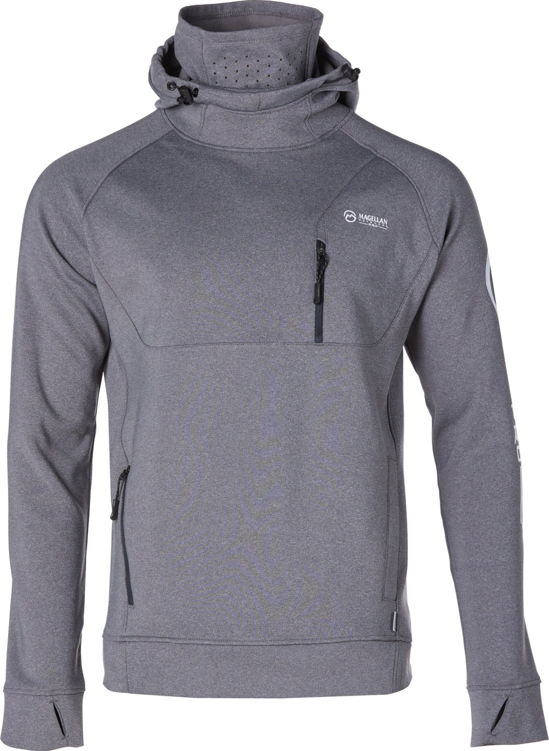 Magellan Outdoors Men's Pro Fish Fleece Gaiter Hoodie | Academy