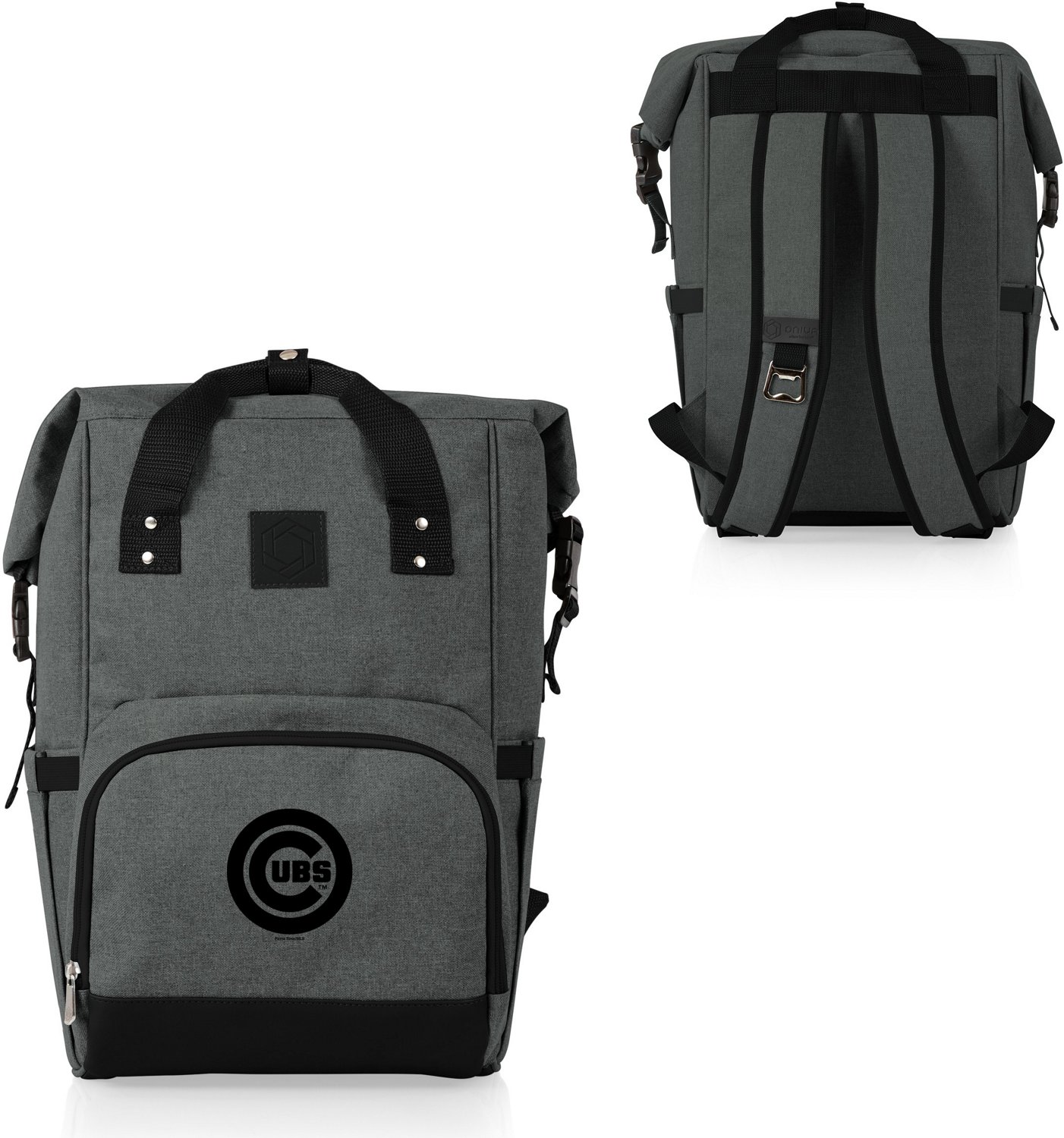 Picnic Time Chicago Cubs On The Go Roll-Top Cooler Backpack  - view number 3