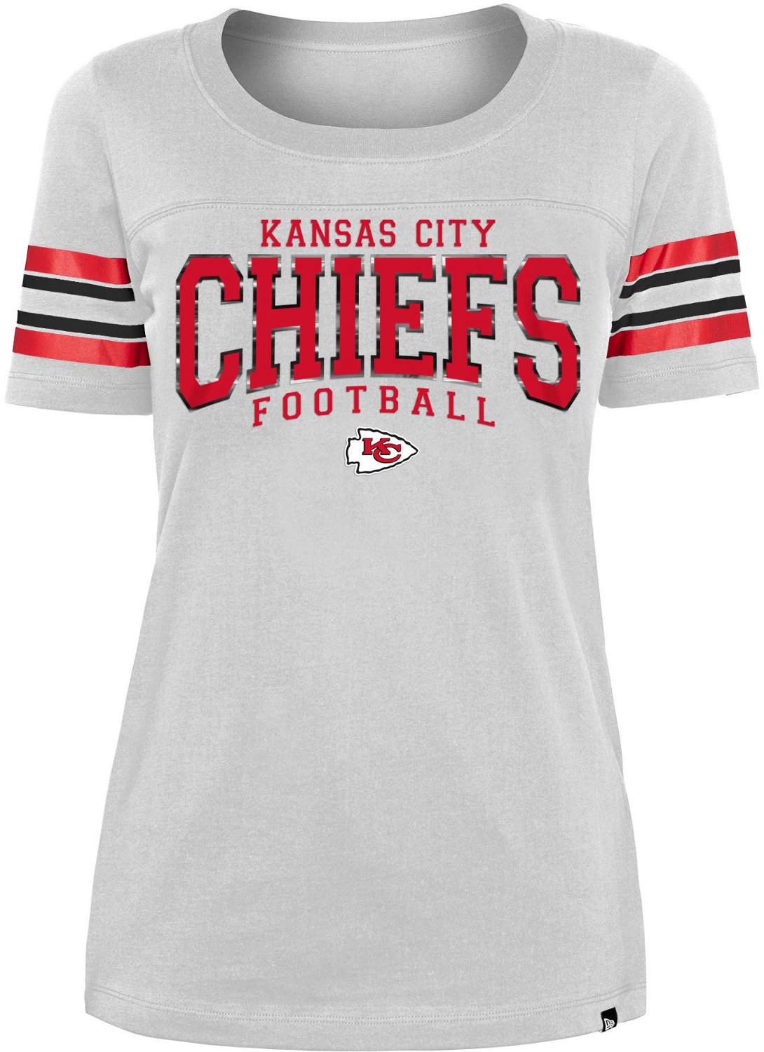New Era Women’s Kansas City Chiefs 1/2 Sleeve Crew Tshirt Academy