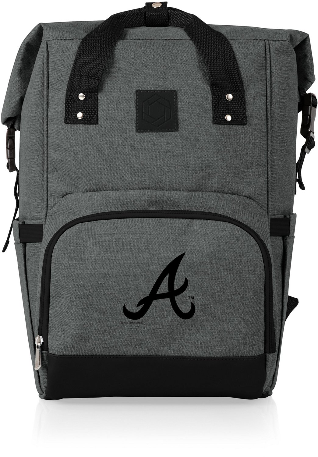 Picnic Time Atlanta Braves On The Go Roll-Top Cooler Backpack
