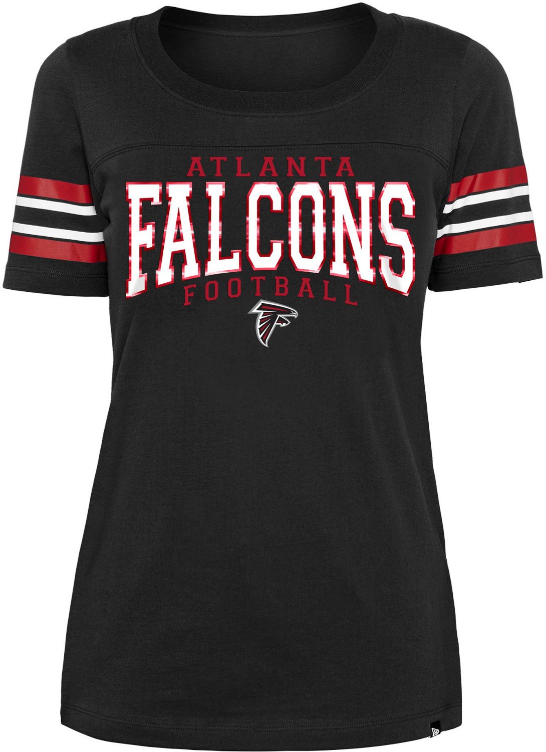 New Era Women’s Atlanta Falcons 1/2 Sleeve Crew Tshirt Academy