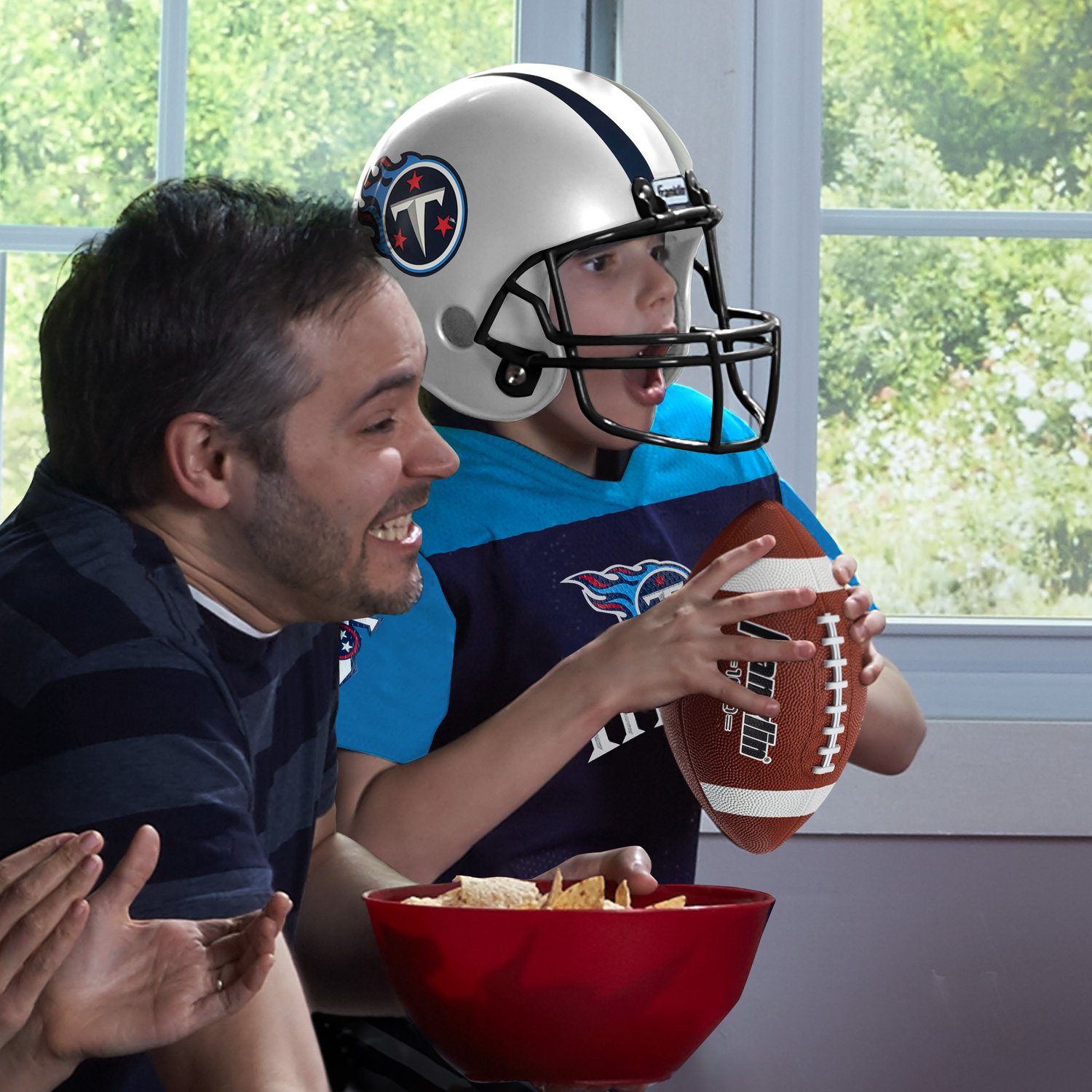 Franklin Kids' Tennessee Titans Football Helmet and Jersey Uniform