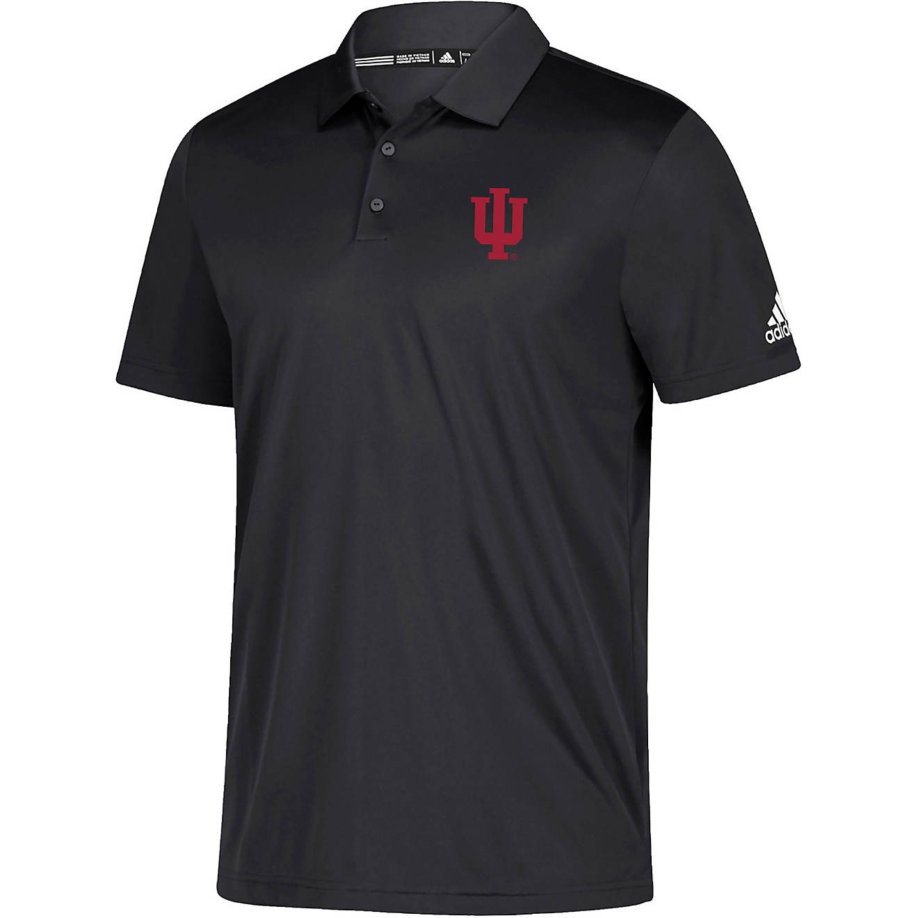 adidas Men’s Indiana University Grind Polo Shirt | Academy