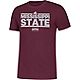 adidas Men’s Amplifier Mississippi State University T-shirt                                                                    - view number 1 image