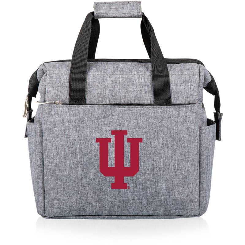 NCAA Indiana Hoosiers On The Go Lunch Cooler - Gray