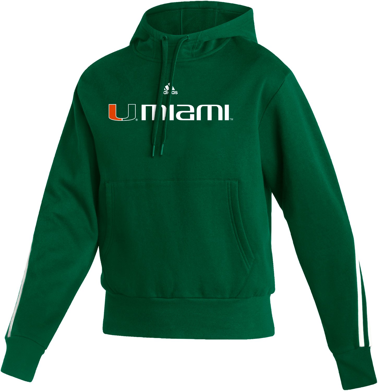 adidas Women’s University of Miami Fashion Pullover Hoodie