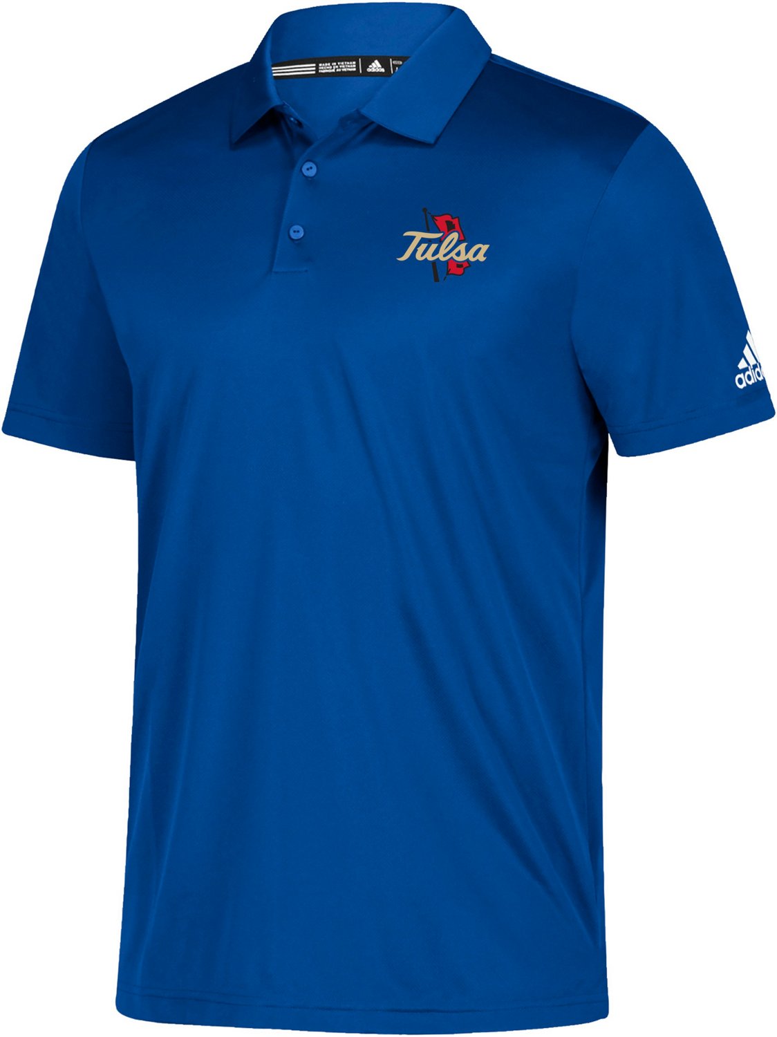 adidas Men’s University of Tulsa Grind Polo Shirt Academy