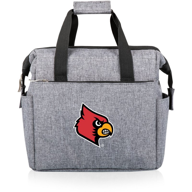 NCAA Louisville Cardinals On The Go Lunch Cooler - Gray